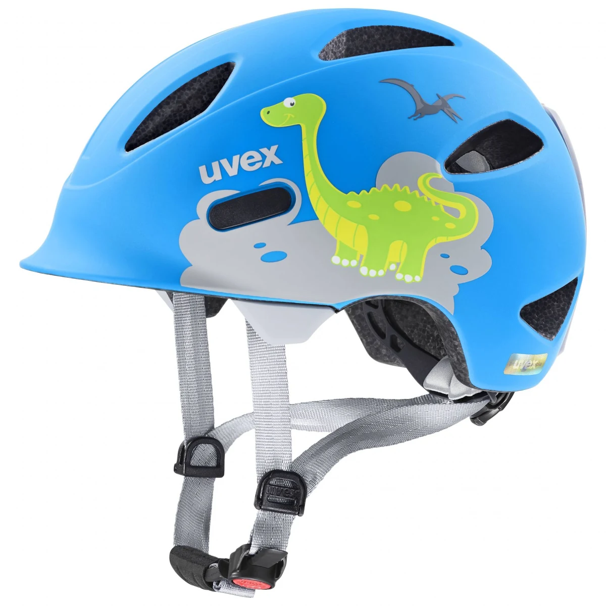 Uvex oyo style, cyklistická helma, junior, modrá · záber 2