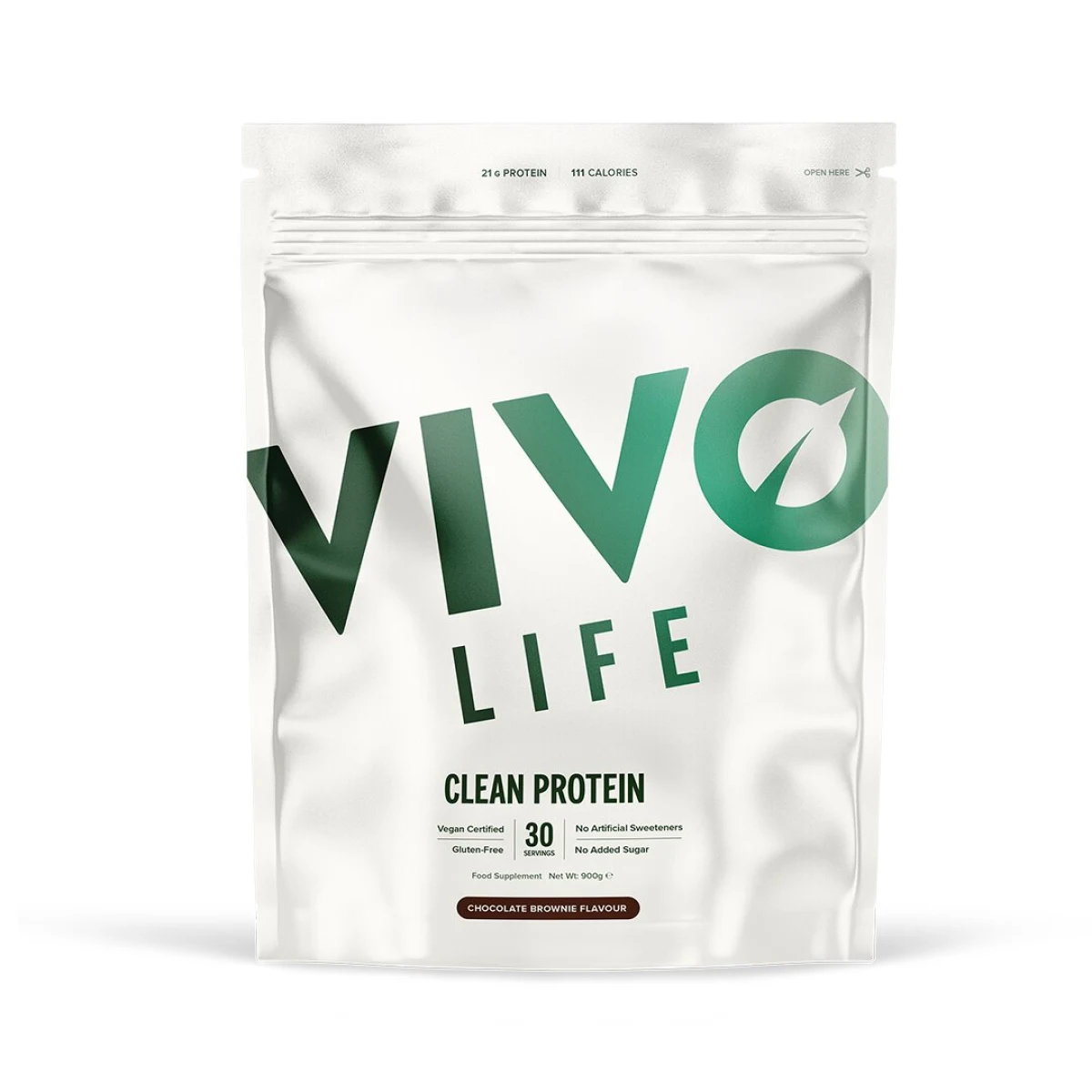 Vivo Life CLEAN VEGAN PROTEIN - Čokoládové Brownie (900 g) · záber 1