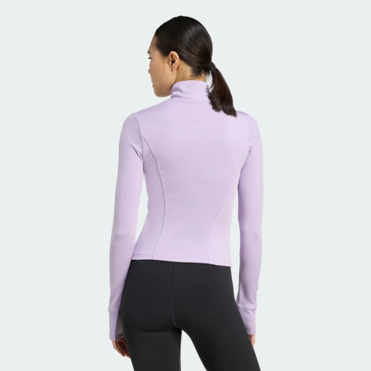 Dámská tréninková mikina se zipem ADIDAS WE ZP THRU JKT POWPLU · záber 3