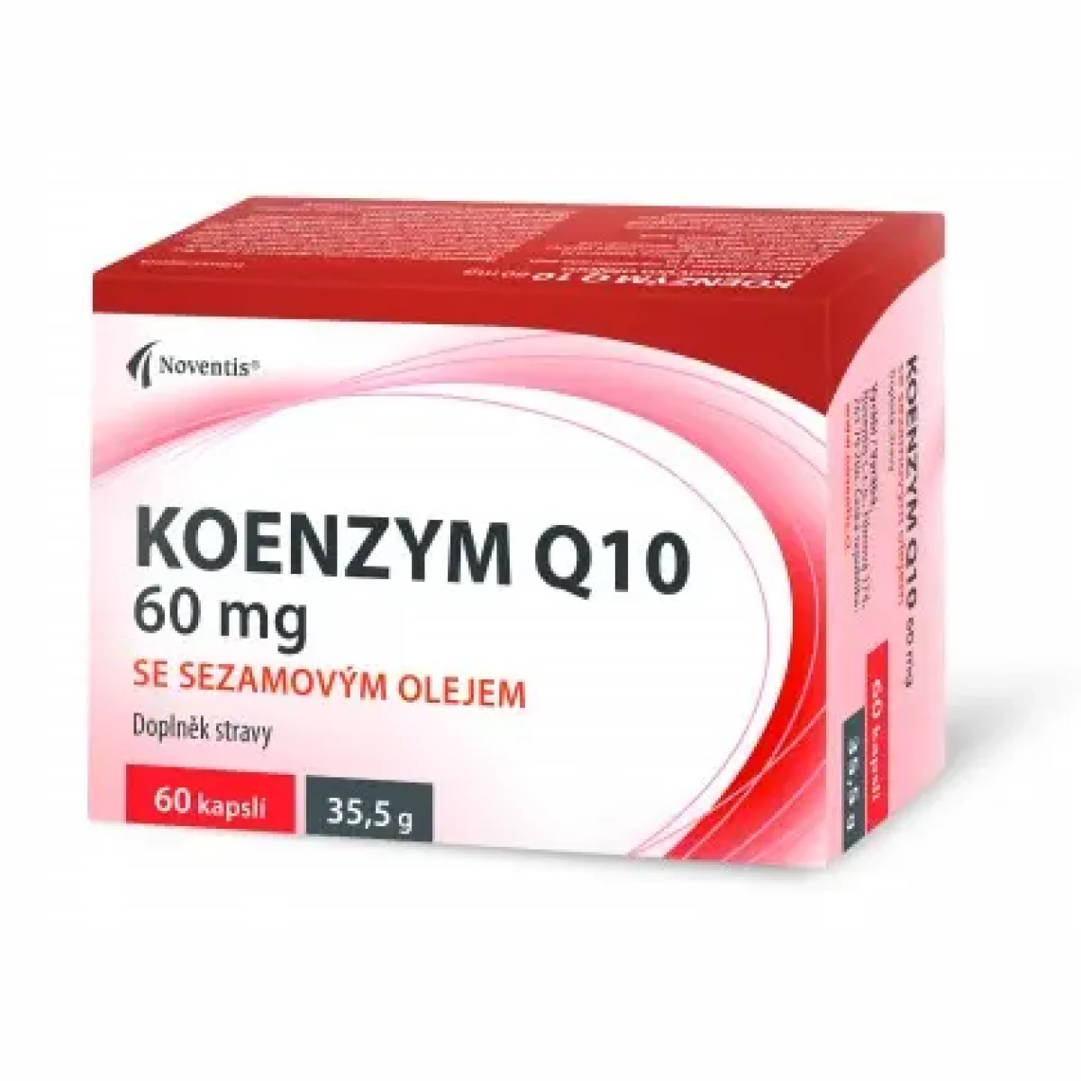 Noventis koenzym Q10 60 mg se sezamovým olejem 60 kapslí · záber 1