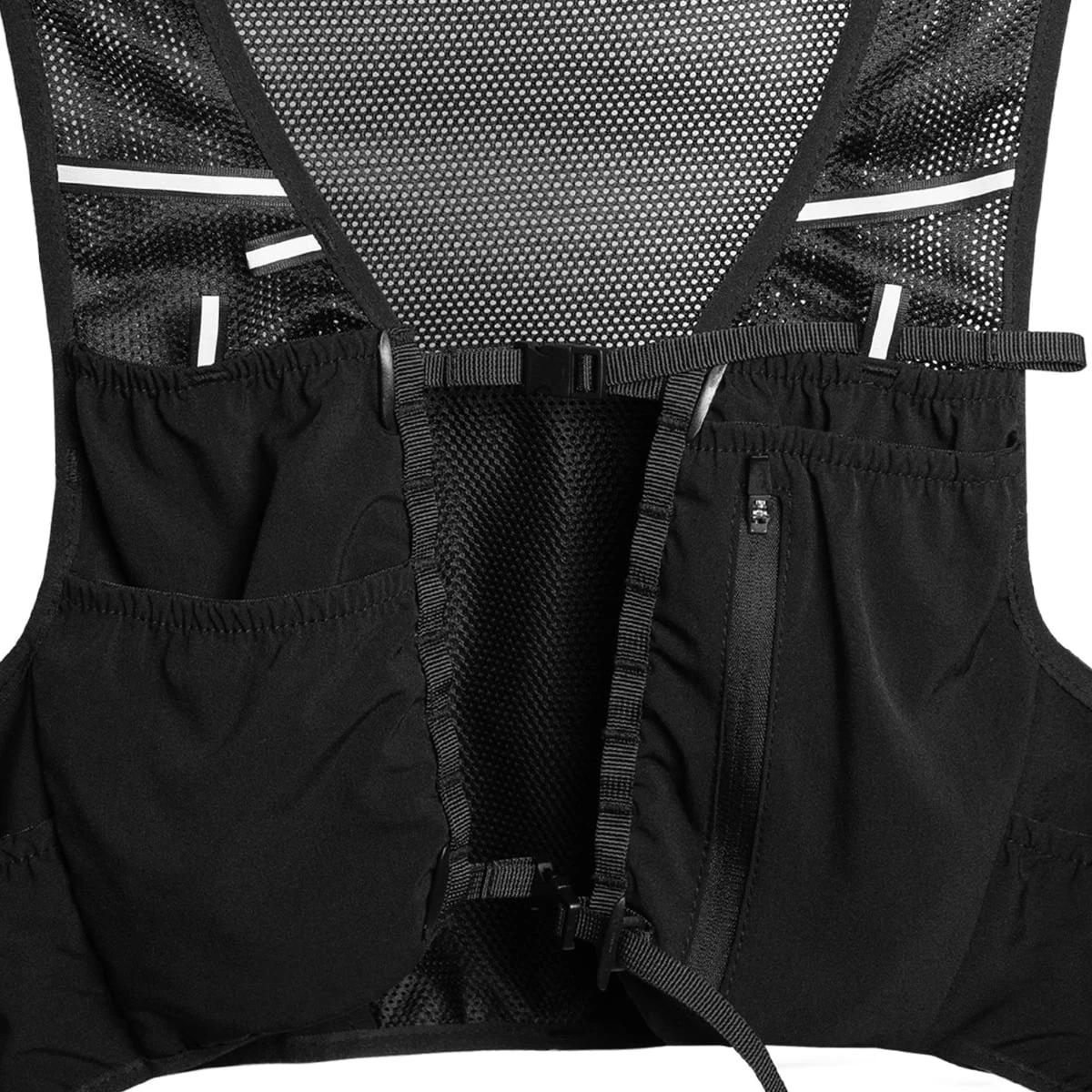 GymBeam Běžecká vesta Trail - Velikost: XS, S | Barva: čierna | Hmotnost: 0,15 kg | Balení: 50 · záber 4
