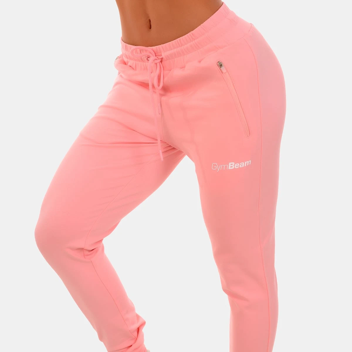 GymBeam Dámské tepláky TRN pink - Velikost: XS | Barva: čierna | Pohlavie: Dámské | Vek: Dospělí | Hmotnost: 0,35 kg | Balení: 50 · záber 10