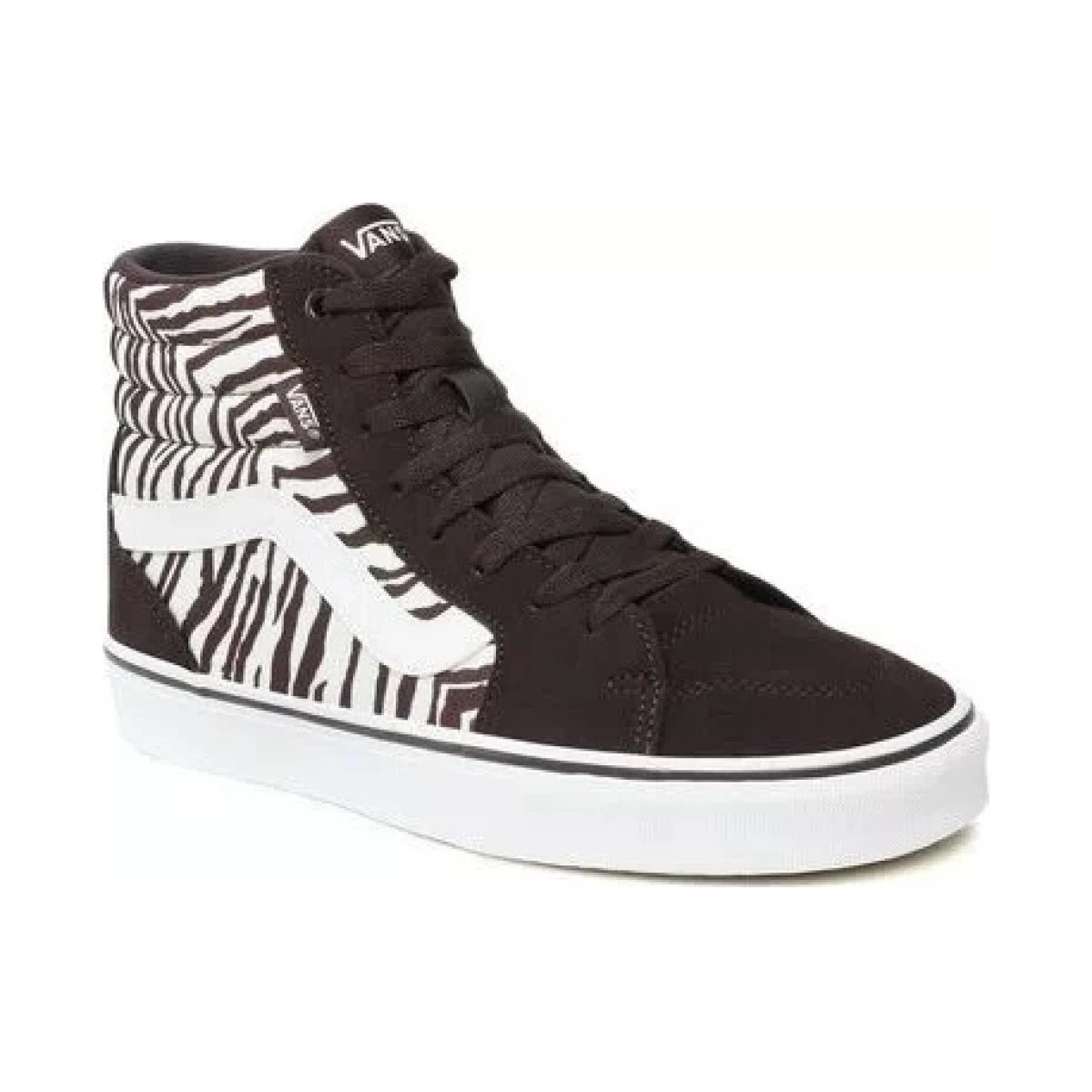 Dámská rekreační obuv VANS WM Filmore HI Satin Tiger brown white · záber 1