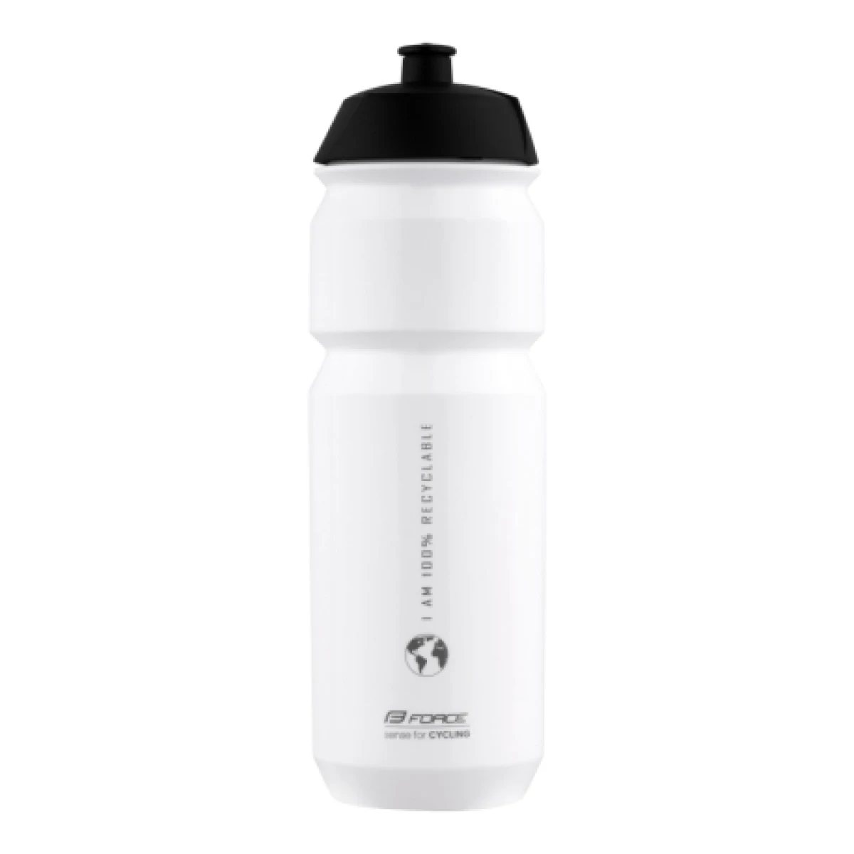 Láhev na kolo FORCE BIO EARTH 0,75 l, white-gray - Barva: sivá · záber 5