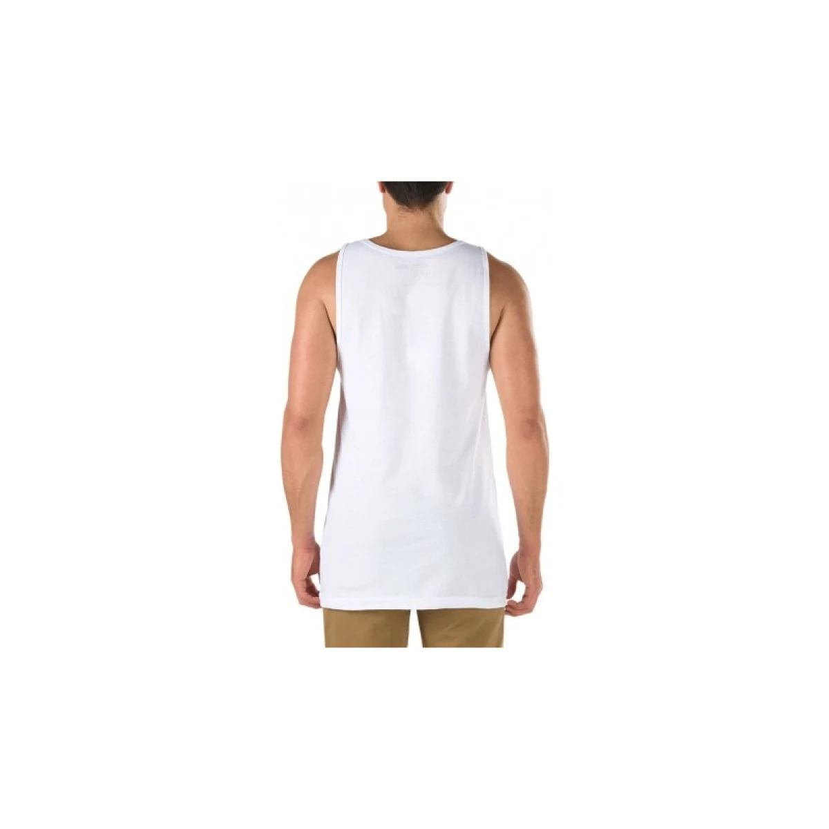 Pánské tričko s krátkým rukávem VANS CLASSIC TANK-WHITE-BLACK · záber 2