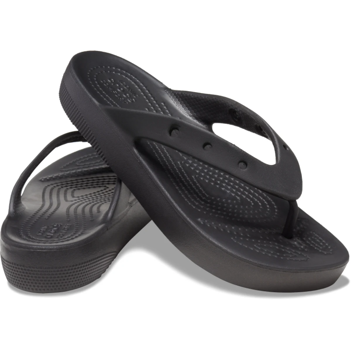Dámské žabky (plážová obuv) CROCS Classic Platform Flip W black · záber 5