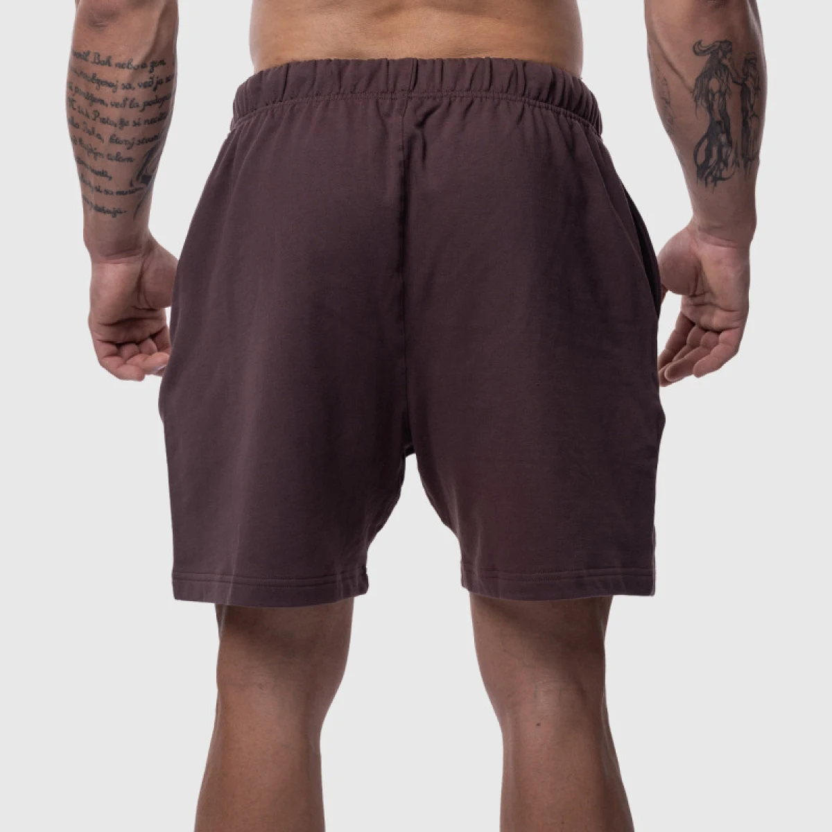 Pánské bavlněné šortky Iron Aesthetics Ambition, fialové · záber 5