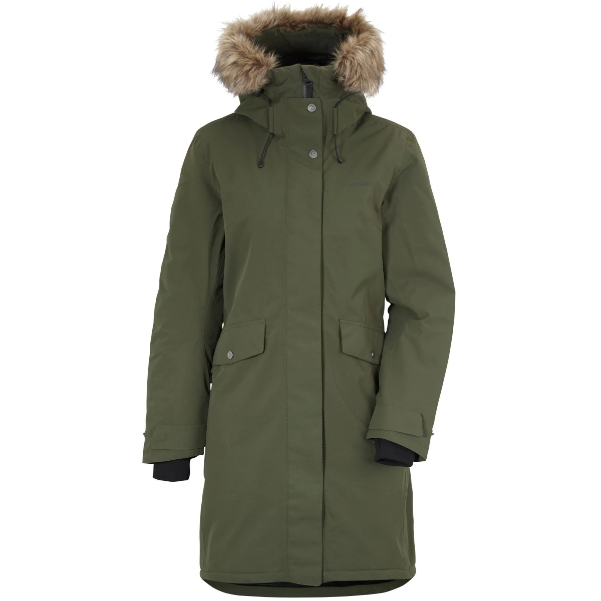 Didriksons Erika, parka, dámská, tmavě zelená · záber 1