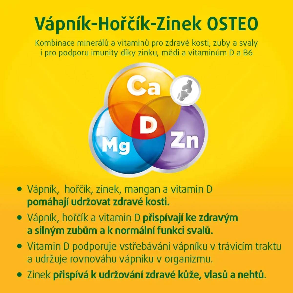 Walmark Váp-Hoř-Zinek Osteo 90 tablet · záber 2
