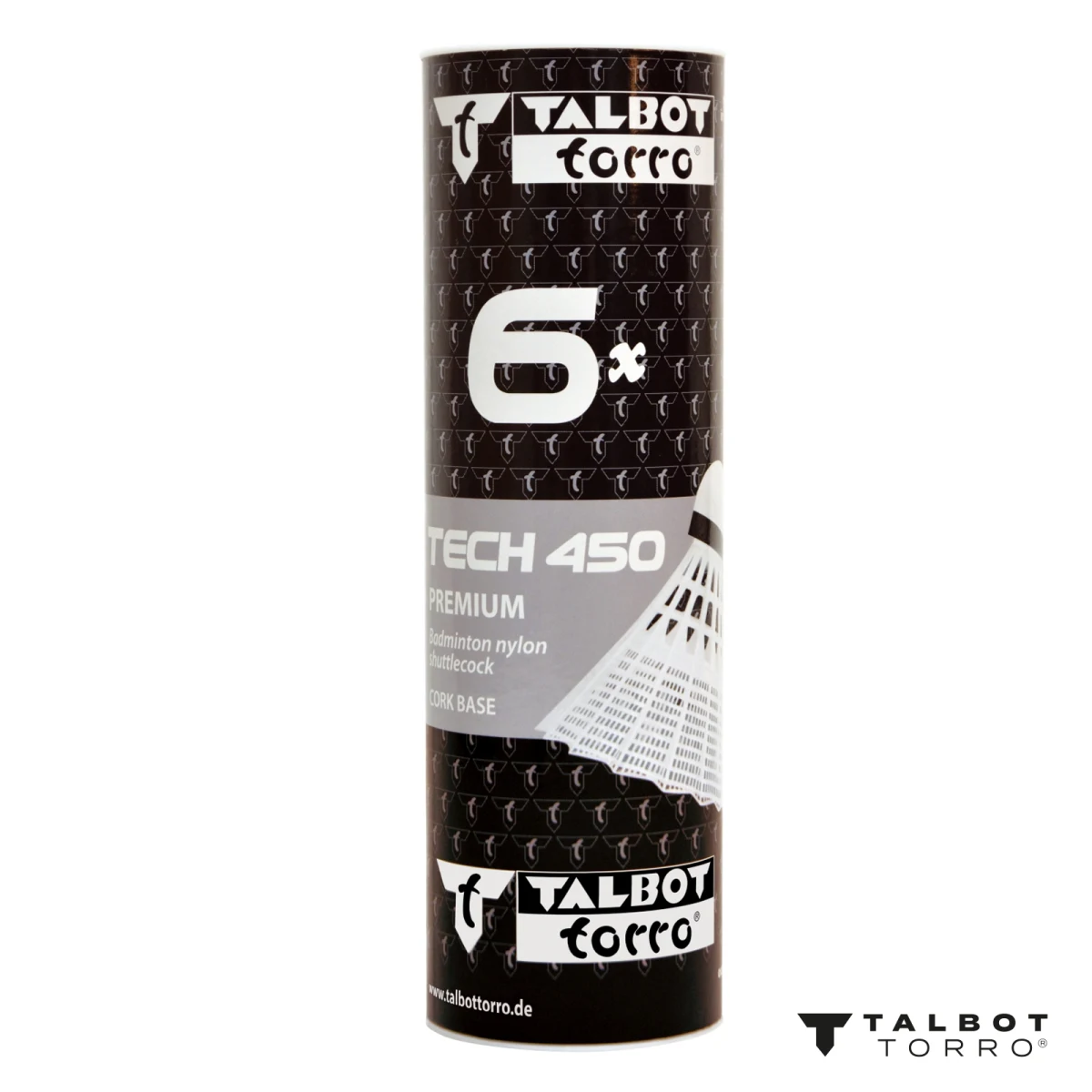 Badmintonové míčky TALBOT TORRO Tech 450 Medium 6ks - bílé · záber 4
