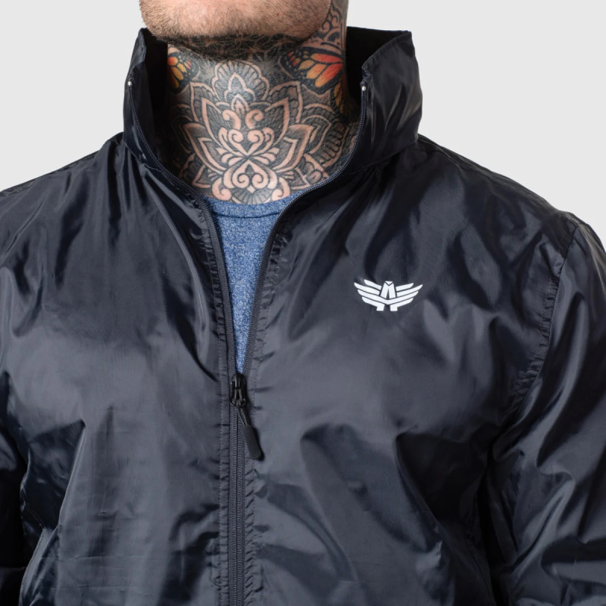 Pánská bunda Iron Aesthetics Windblocker, černá · záber 5