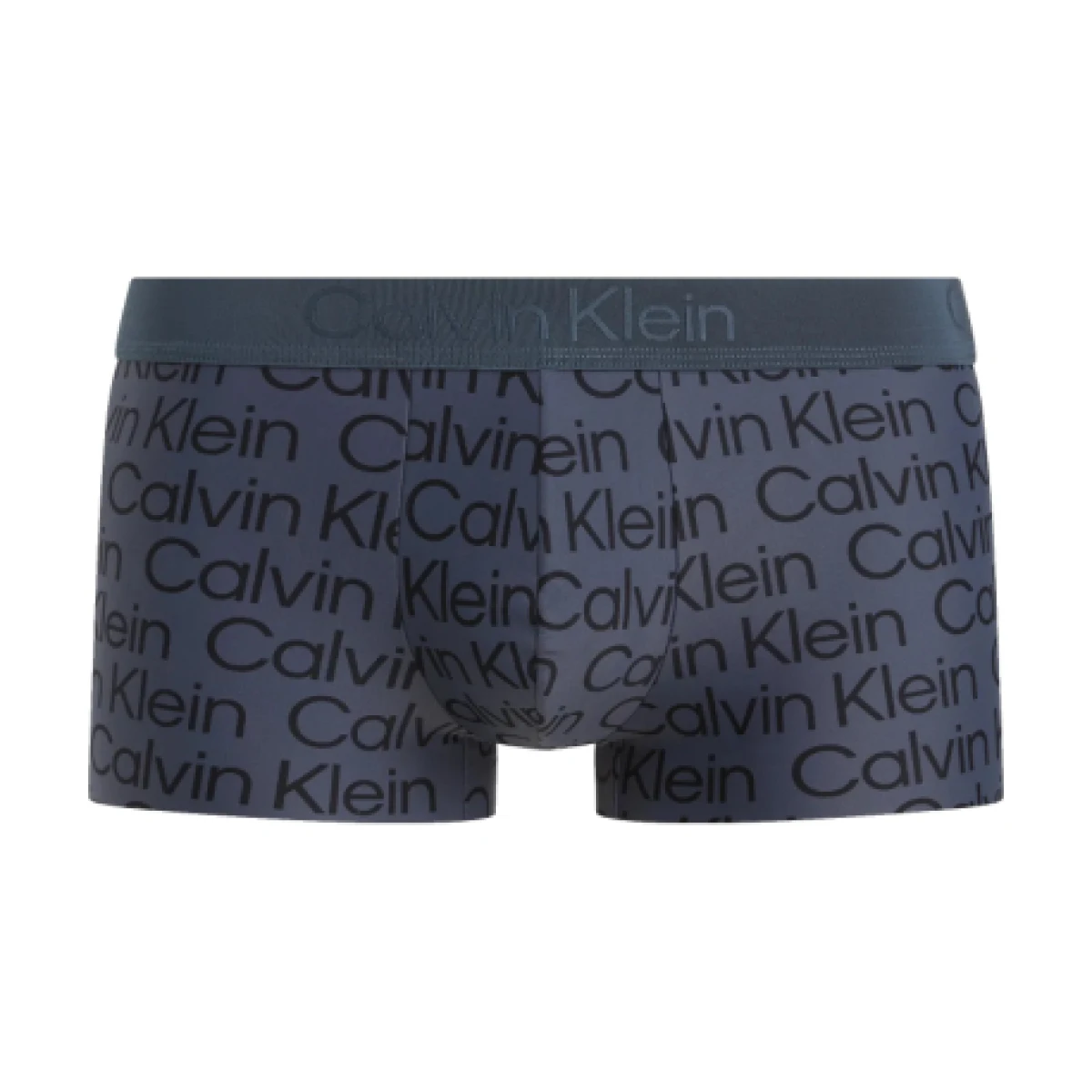 Pánské boxerky CALVIN KLEIN 1 PACK-LOW RISE TRUNK-MESH LOGO_INK · záber 1
