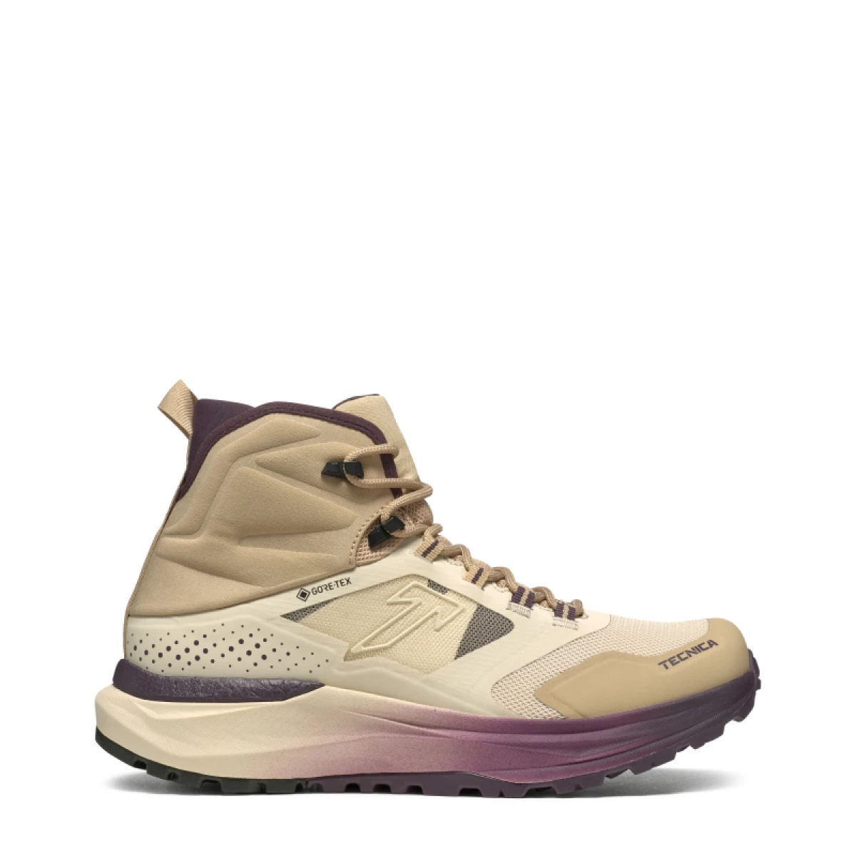 Dámská kotníková turistická obuv TECNICA Agate S MID GTX, beige violet · záber 3