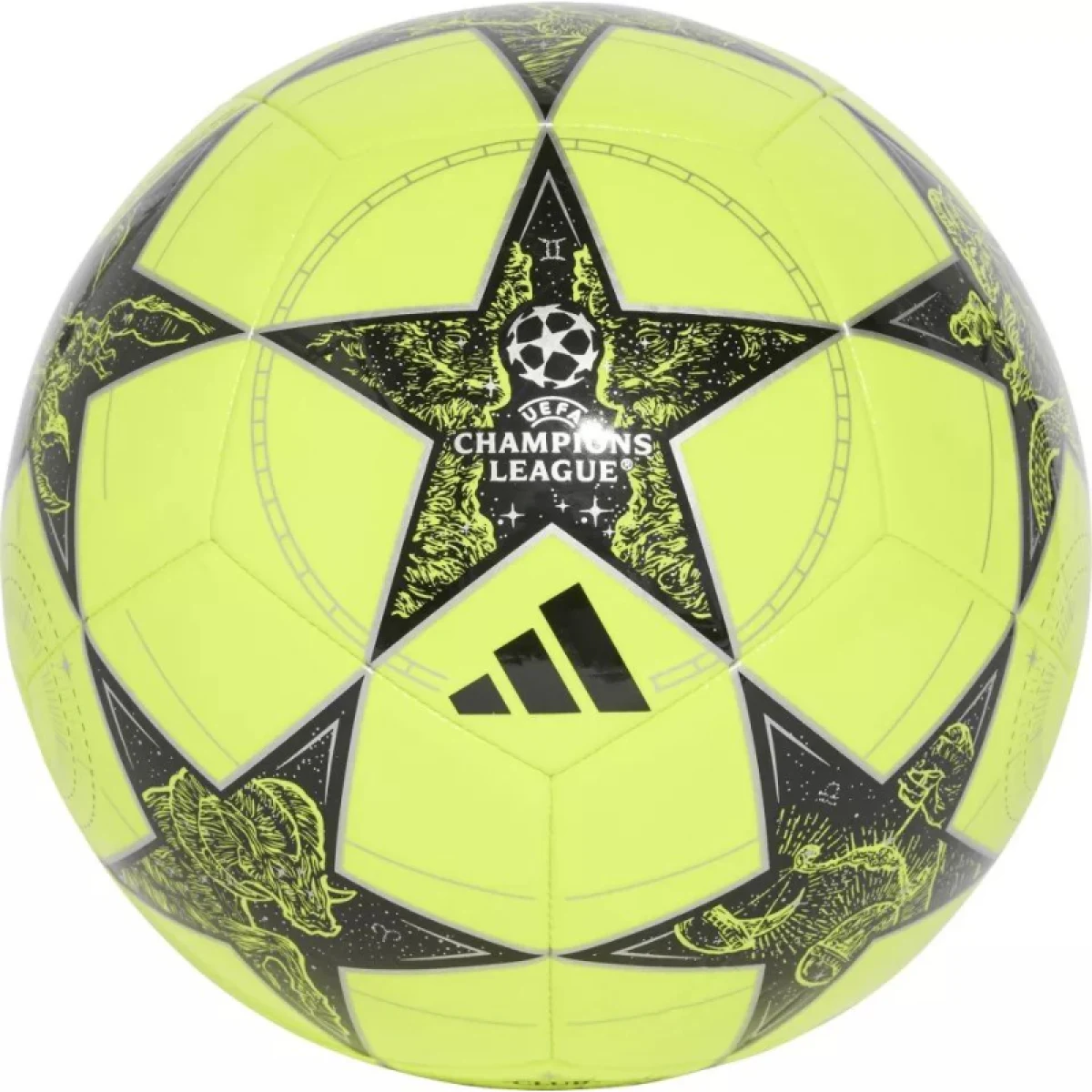 Fotbalový míč ADIDAS UCL CLB SYELLO BLACK SILVMT · záber 5