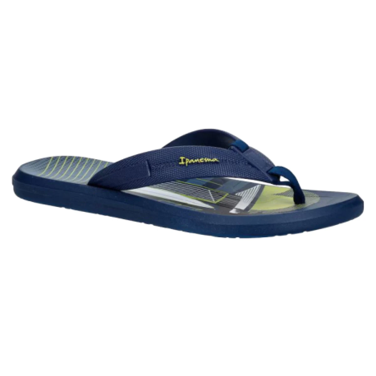 Pánské žabky (plážová obuv) IPANEMA Urban Graphics M blue green white · záber 1