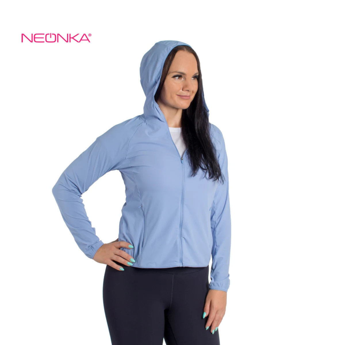 Dámská běžecká bunda ANTA Woven Track Top-WOMEN-862125602-3-Lavender Blue · záber 4