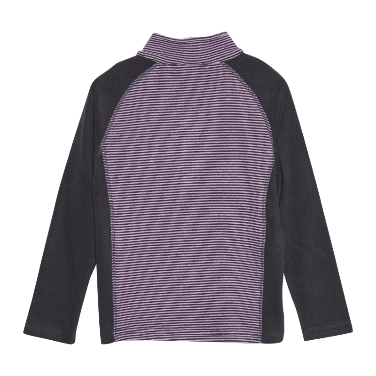 Dívčí lyžařská fleece mikina COLOR KIDS Fleece Pulli - Striped, violet tulle · záber 2