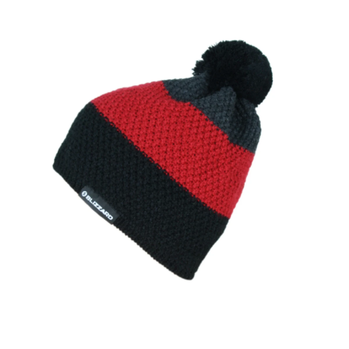 Zimní čepice BLIZZARD Silvretta, black red grey · záber 1