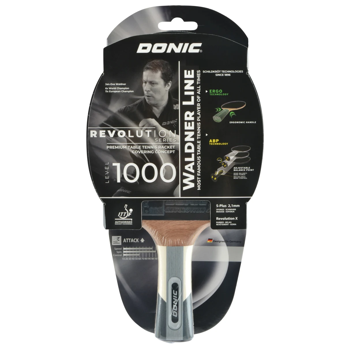 Pálka na stolní tenis DONIC Waldner 1000 · záber 1
