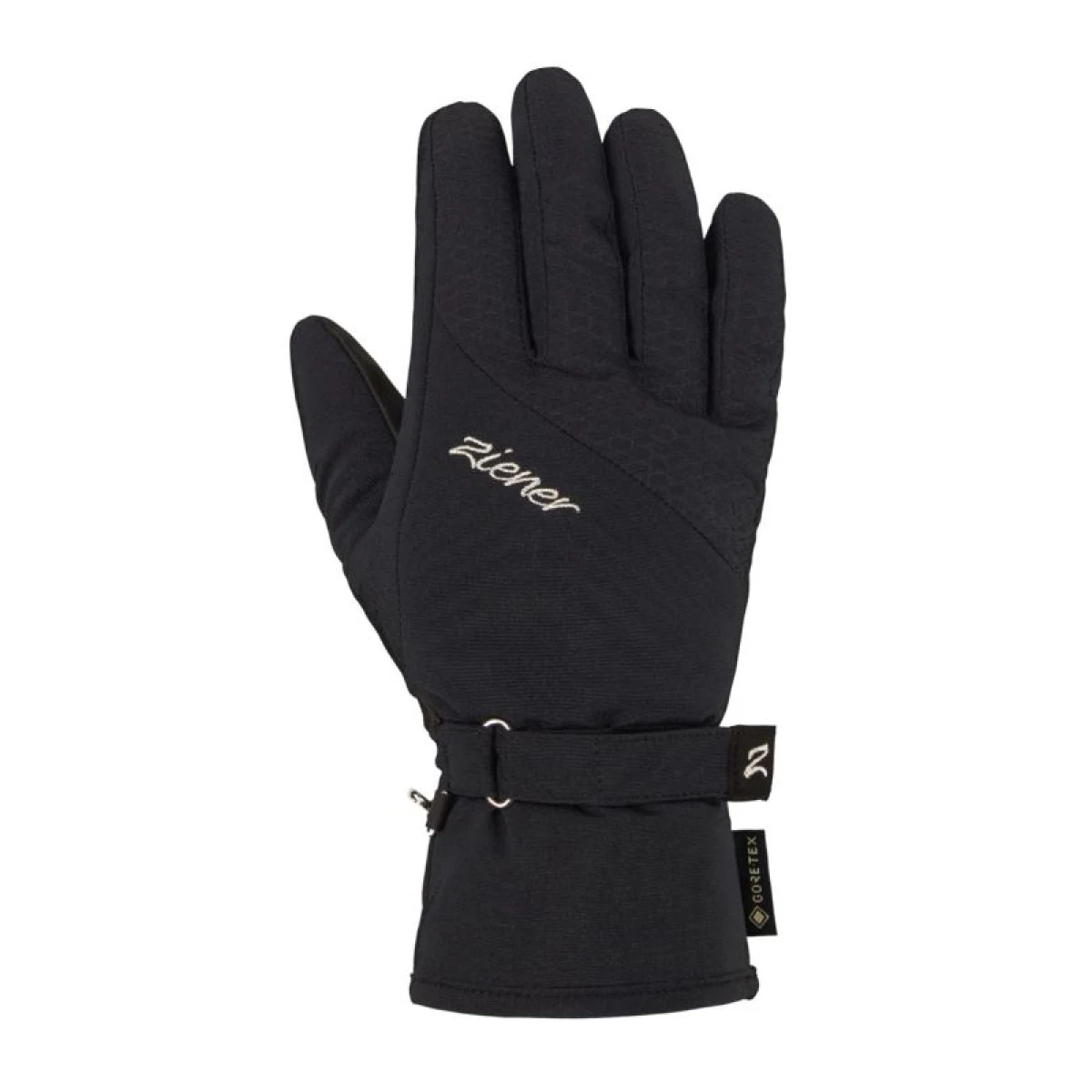 Dámské lyžařské rukavice ZIENER Klaire-Z GTX + Gore plus warm -113038-12-Black · záber 2