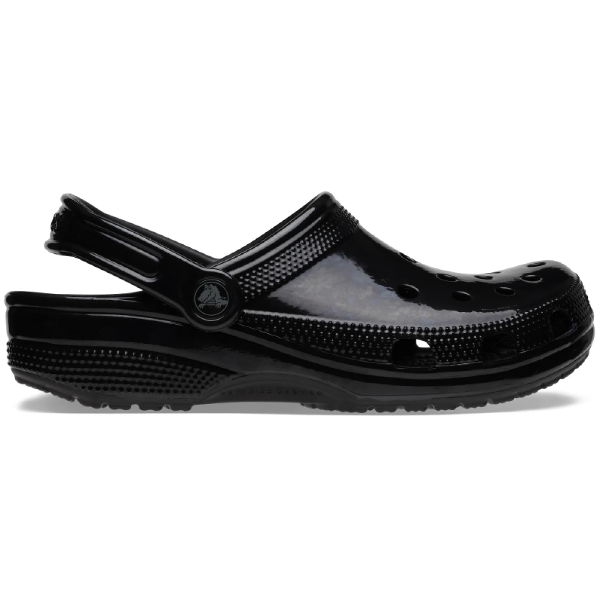 Kroksy (rekreační obuv) CROCS Classic High Shine Clog black · záber 2