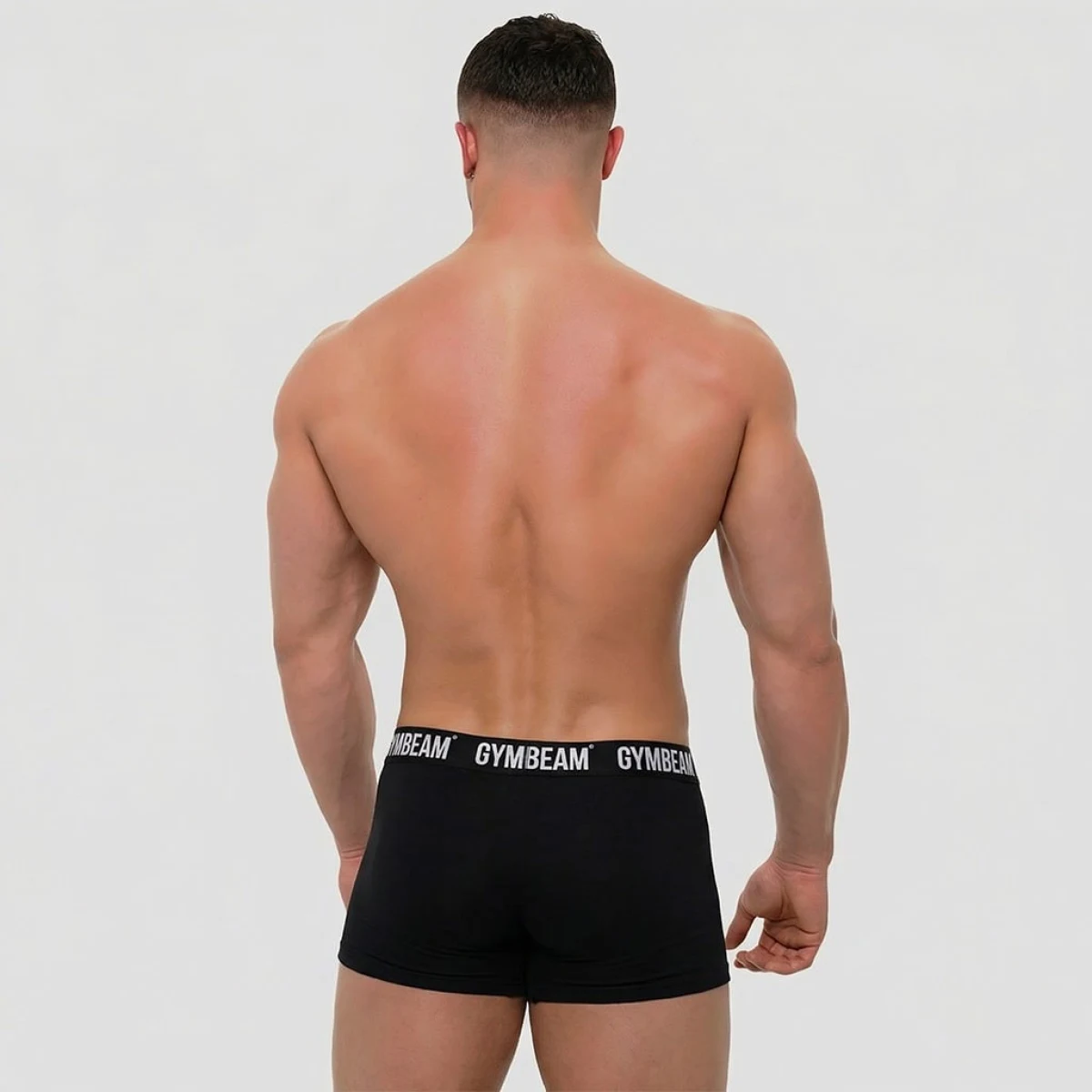 GymBeam Pánské boxerky FIT Trunks 3Pack - Velikost: S | Barva: čierna | Pohlavie: Pánské | Hmotnost: 0,246 kg | Balení: 3 · záber 5