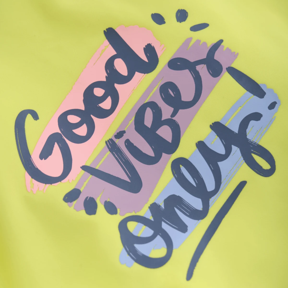 Dívčí plavkové tričko COLOR KIDS T-shirt W. Print, limelight · záber 3