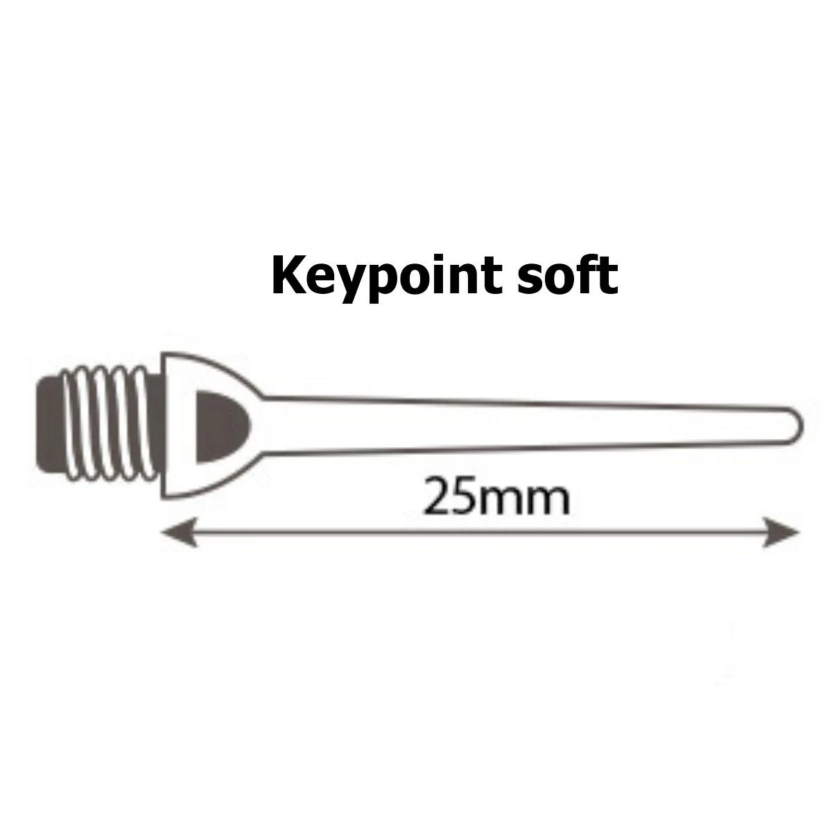 Hroty MASTER Keypoint soft 2ba 250ks černé · záber 2