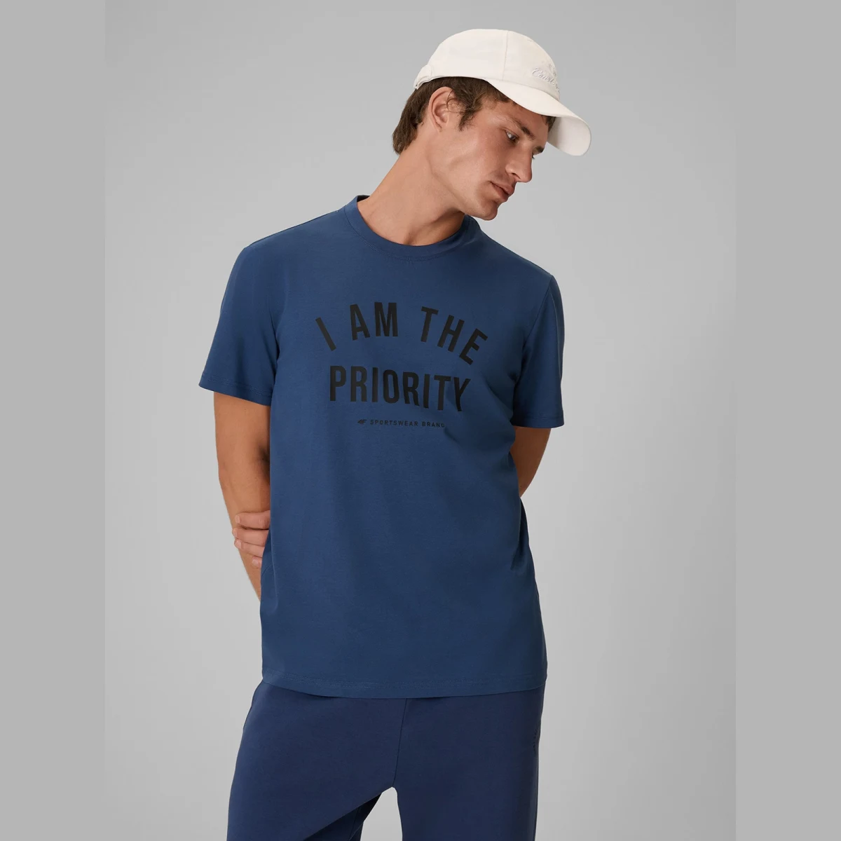 4F T-shirt regular s potiskem pánský - zelený M · záber 8