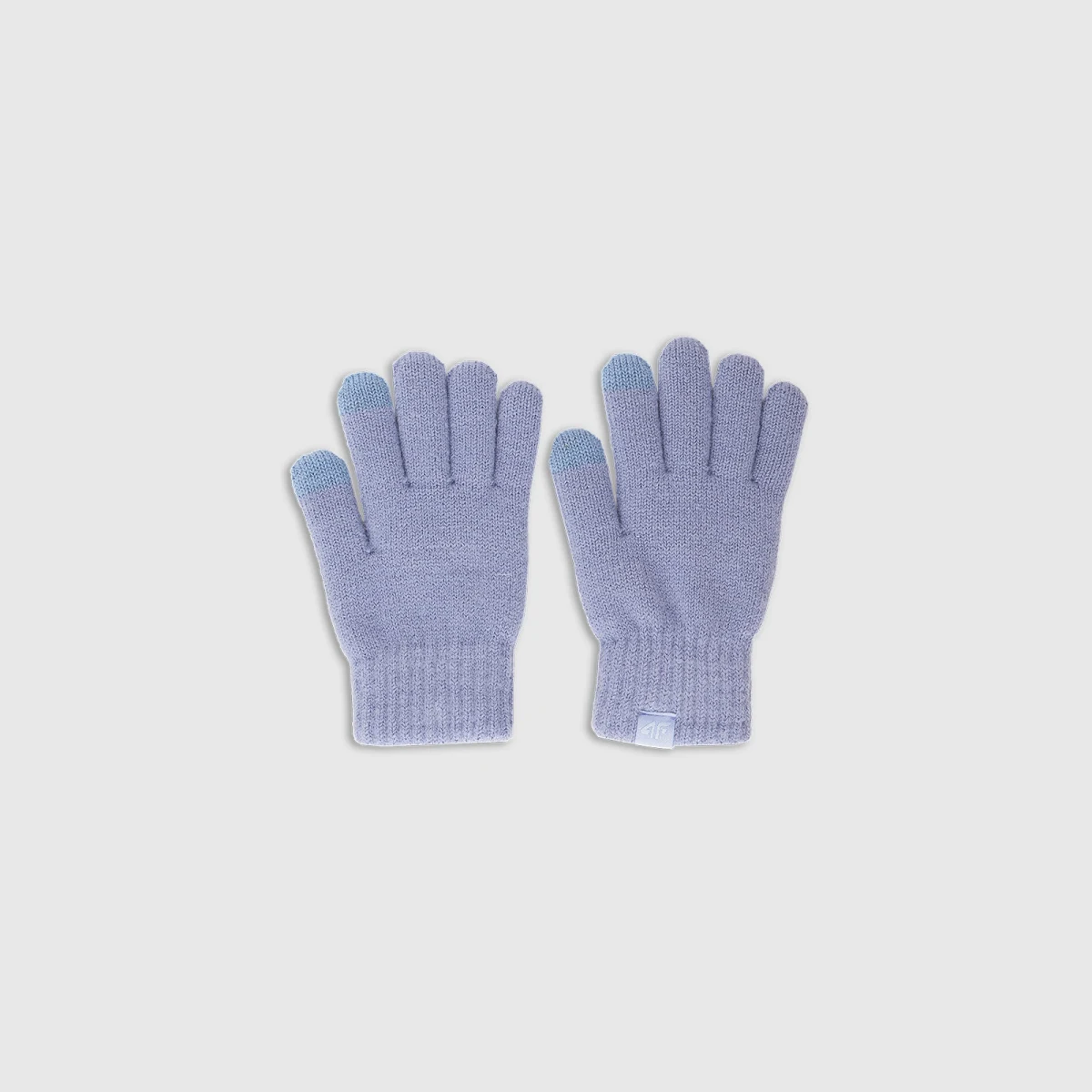 Dětské pletené rukavice Touch Screen - modré · záber 1
