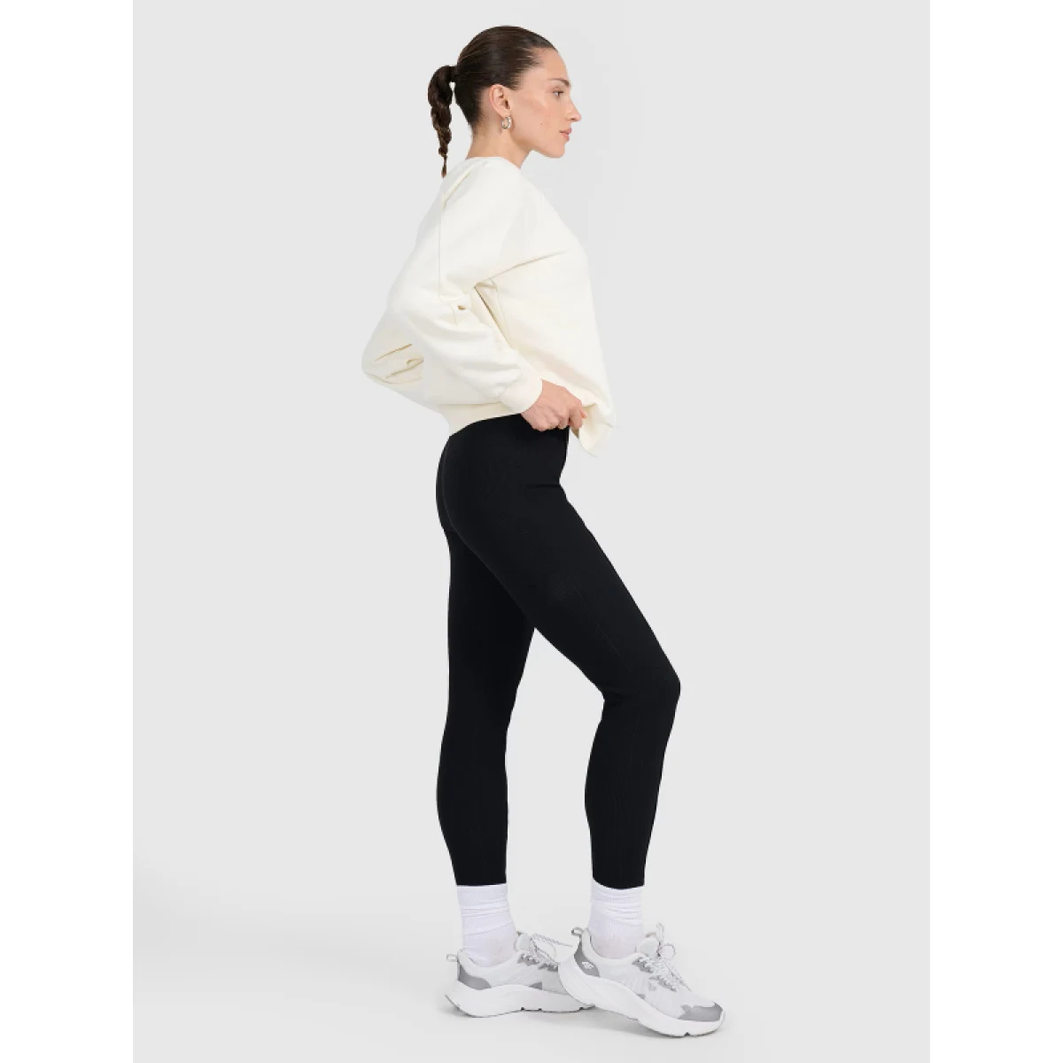 Dámské legíny 4F TIGHTS CAS F237-WAW25TTIGF237-20S-DEEP BLACK · záber 5