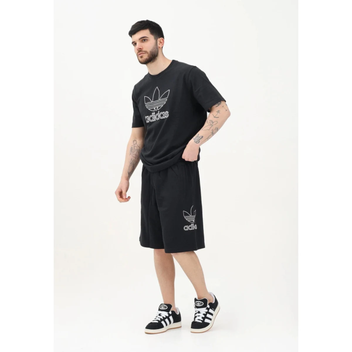Pánské teplákové kraťasy ADIDAS ORIGINALS TREF SHORT BLACK · záber 9