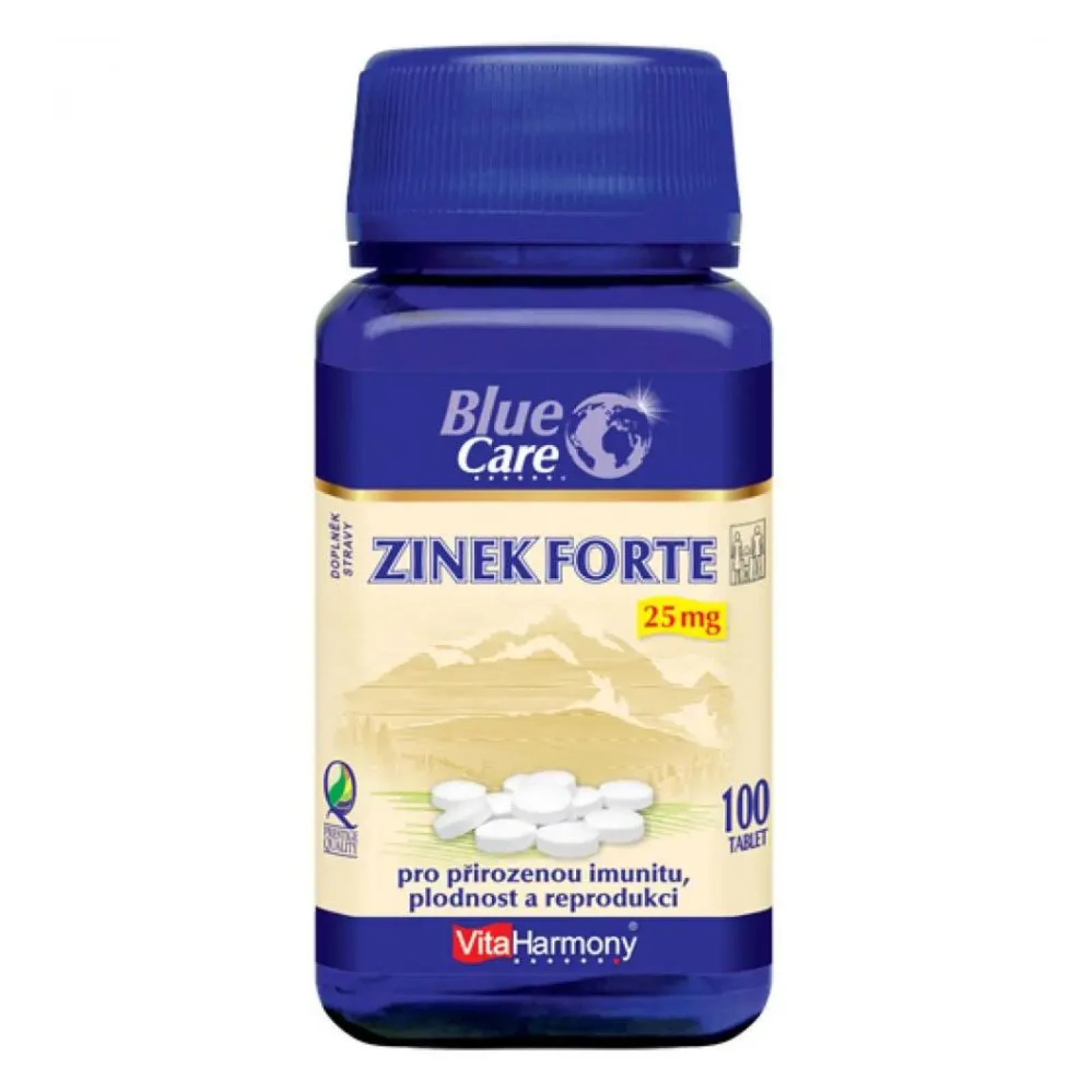 VitaHarmony Zinek Forte 25 mg 100 tablet · záber 1
