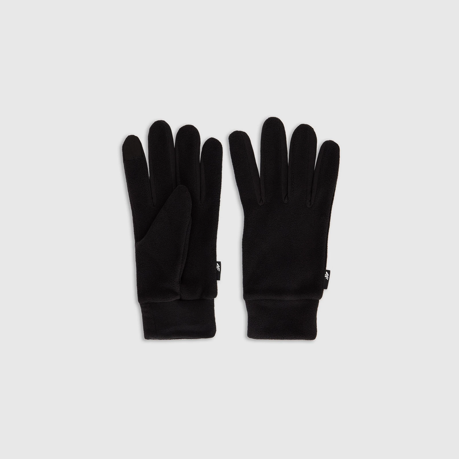 Unisex pletené rukavice Touch Screen - černé - Pohlavie: Unisex · záber 1