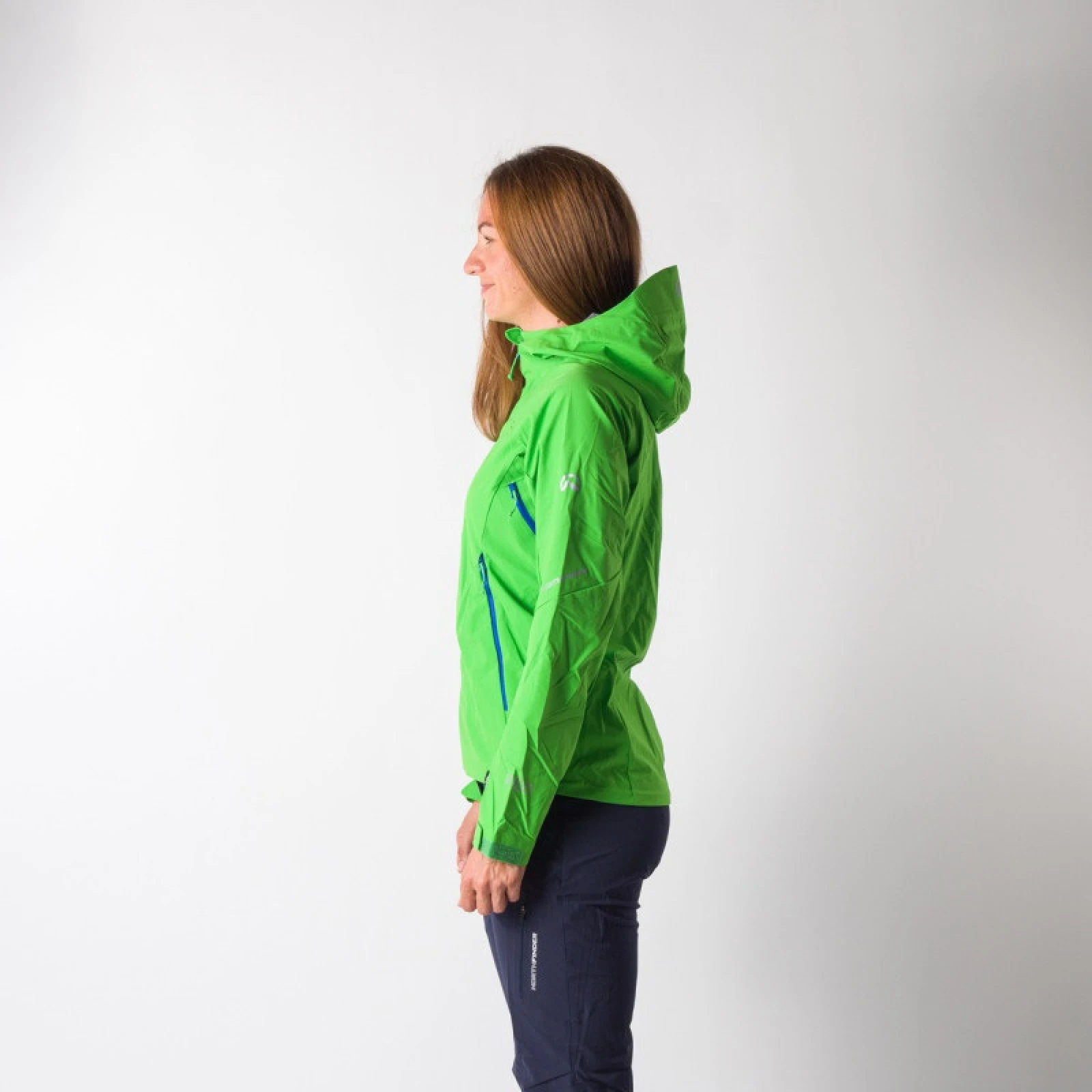 Dámská turistická softshellová bunda NORTHFINDER ZANIYAH-BU-4971OR-316-green · záber 4