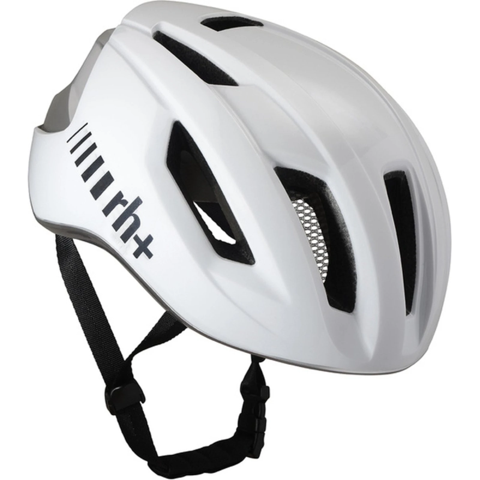 Cyklistická helma RH+ Compact, shiny white shiny silver · záber 3