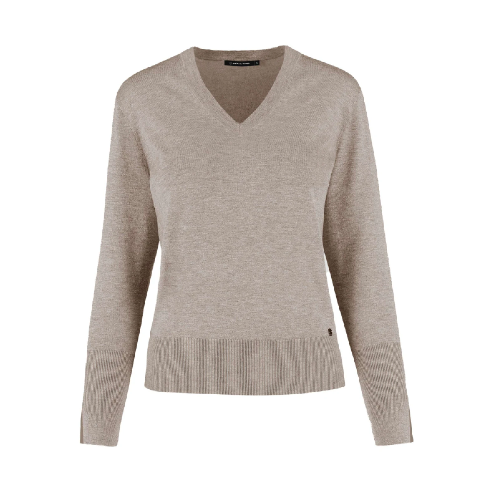 Dámský svetr VOLCANO S-NELI-102M-BEIGE MEL · záber 4