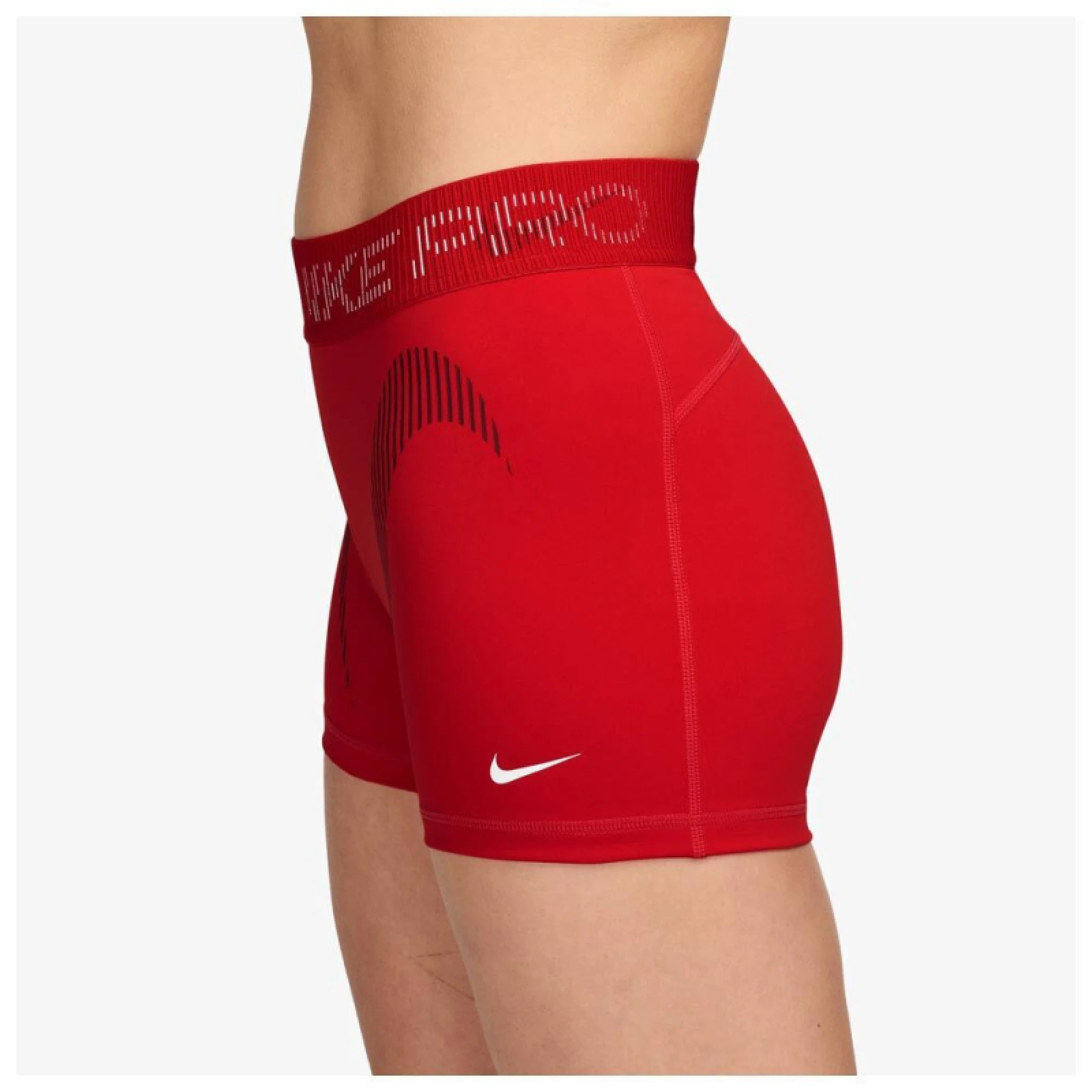 Dámské tréninkové kraťasy NIKE PRO W NP DF MR 3IN SHORT TT GRX-657-Red - Barva: červená · záber 2