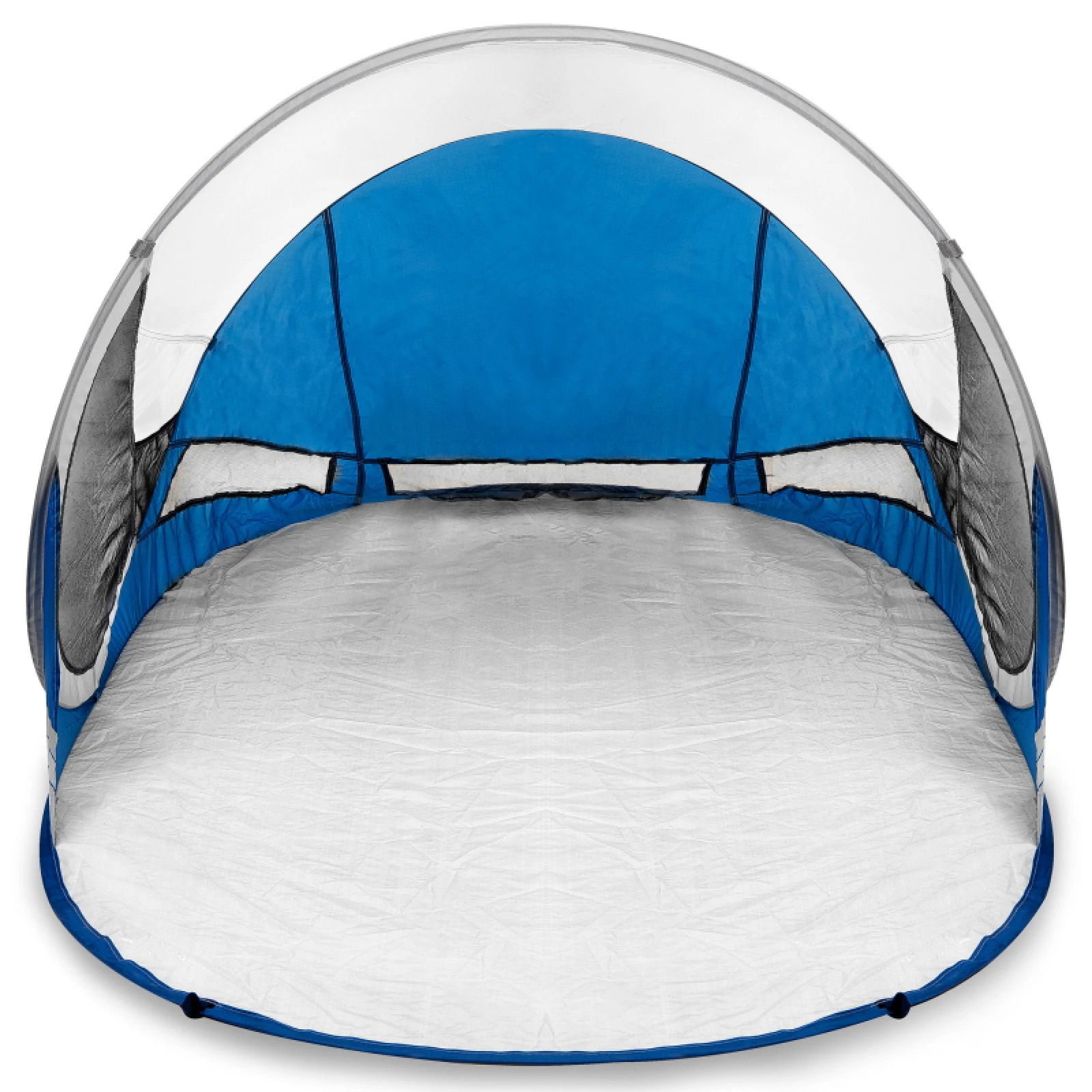 Plážový stan SPOKEY STRATUS Self-folding UV 40 190x120x90 - white-blue · záber 2