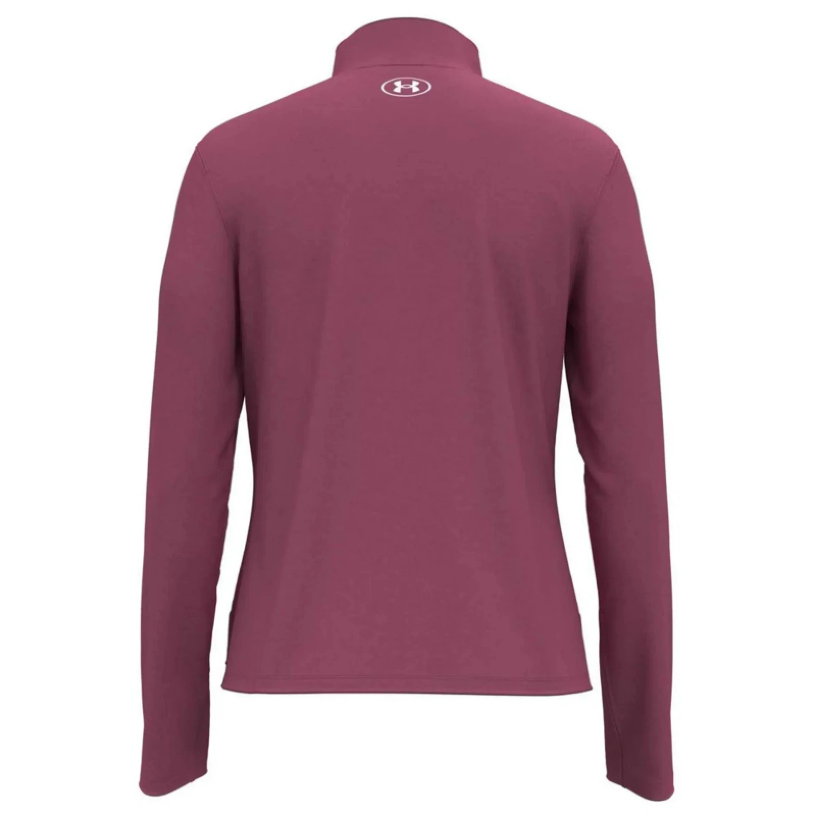 Dámská tréninková mikina s 1 2 zipem UNDER ARMOUR UA Tech WM Tape Half Zip-RED · záber 4