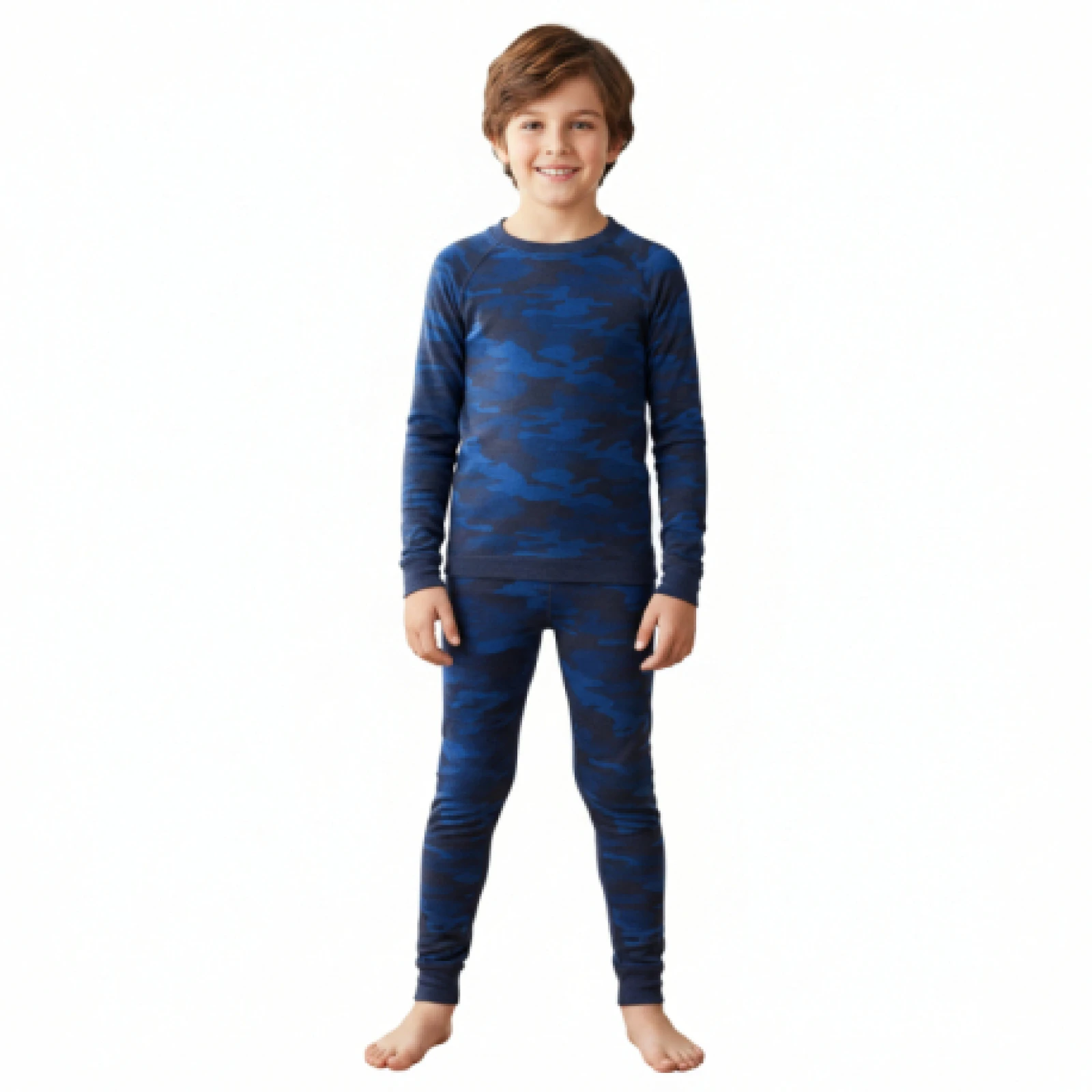 Chlapecké termoprádlo vrchní a spodní díl 4F JUNIOR SEAMLESS UNDERWEAR M249-4FJWAW25USEAM249-91A-MULTICOLOUR 1 ALLOVER · záber 1