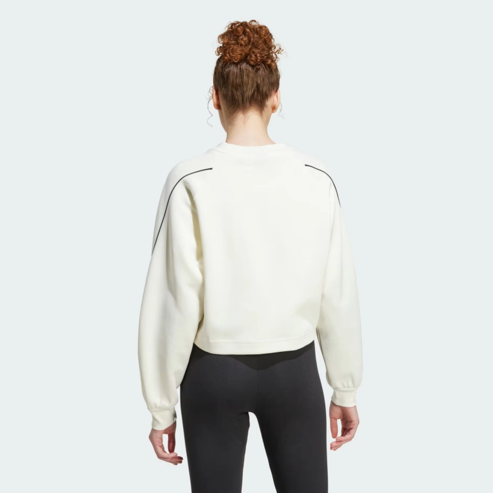 Dámská mikina ADIDAS W STADIUM SWT OWHITE BLACK · záber 10