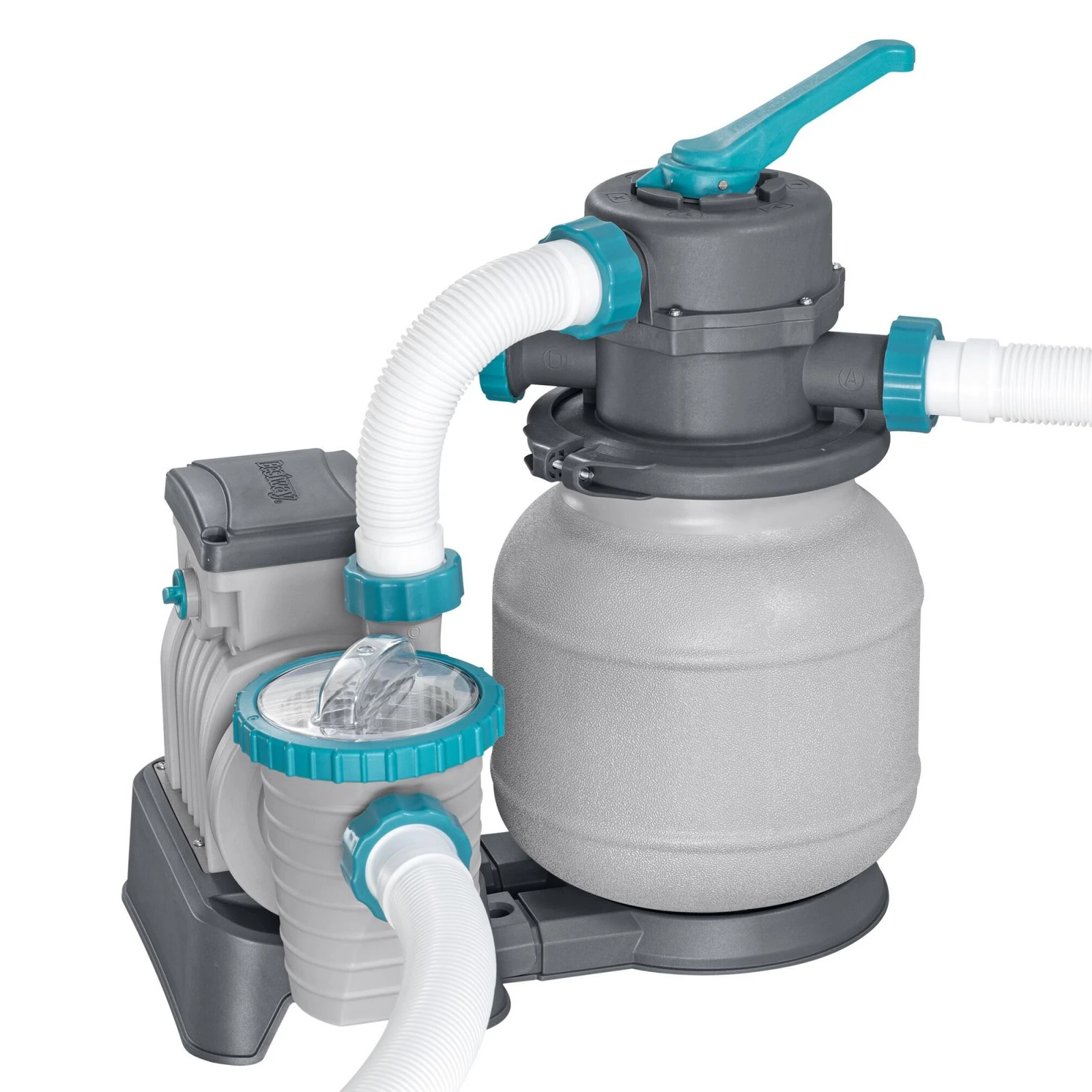 Akční set - písková filtrace BESTWAY Profi Evo - průtok 6.056 l/h + filtrační písek 25 kg · záber 2
