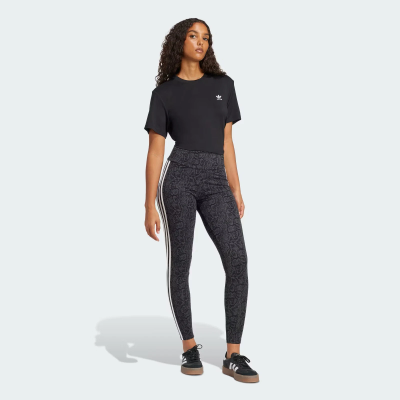 Dámské legíny ADIDAS ORIGINALS SNAKE AOP LGNGS-JC5751-Grey · záber 4