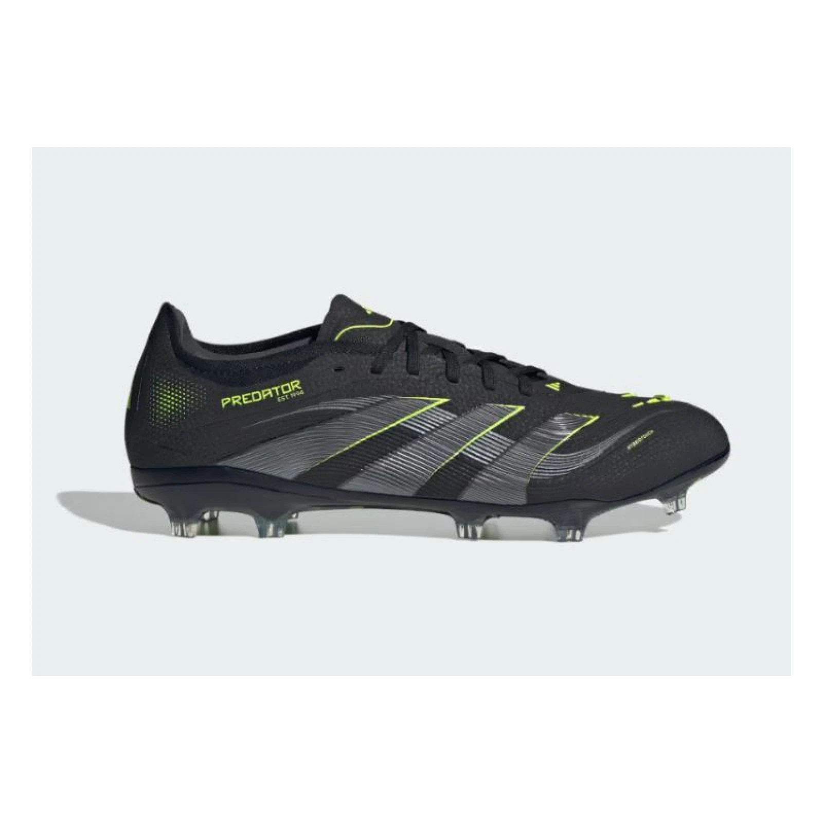 Pánské outdoorové fotbalové kopačky ADIDAS Predator Pro M FG core black carbon lucid lemon · záber 2