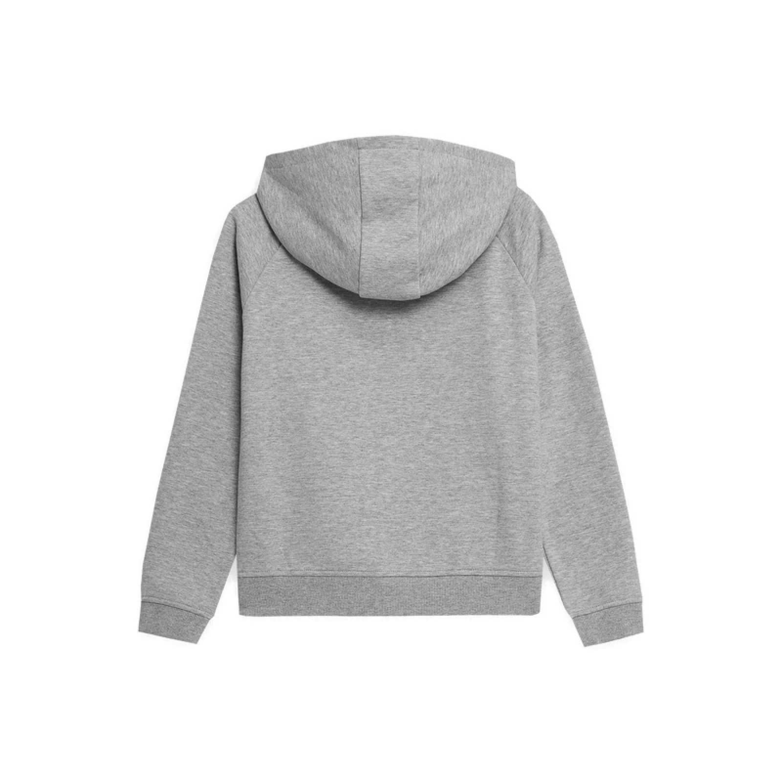 Dívčí mikina s kapucí 4F JUNIOR GIRLS SWEATSHIRT JBLD002-25M-GREY MELANGE · záber 5