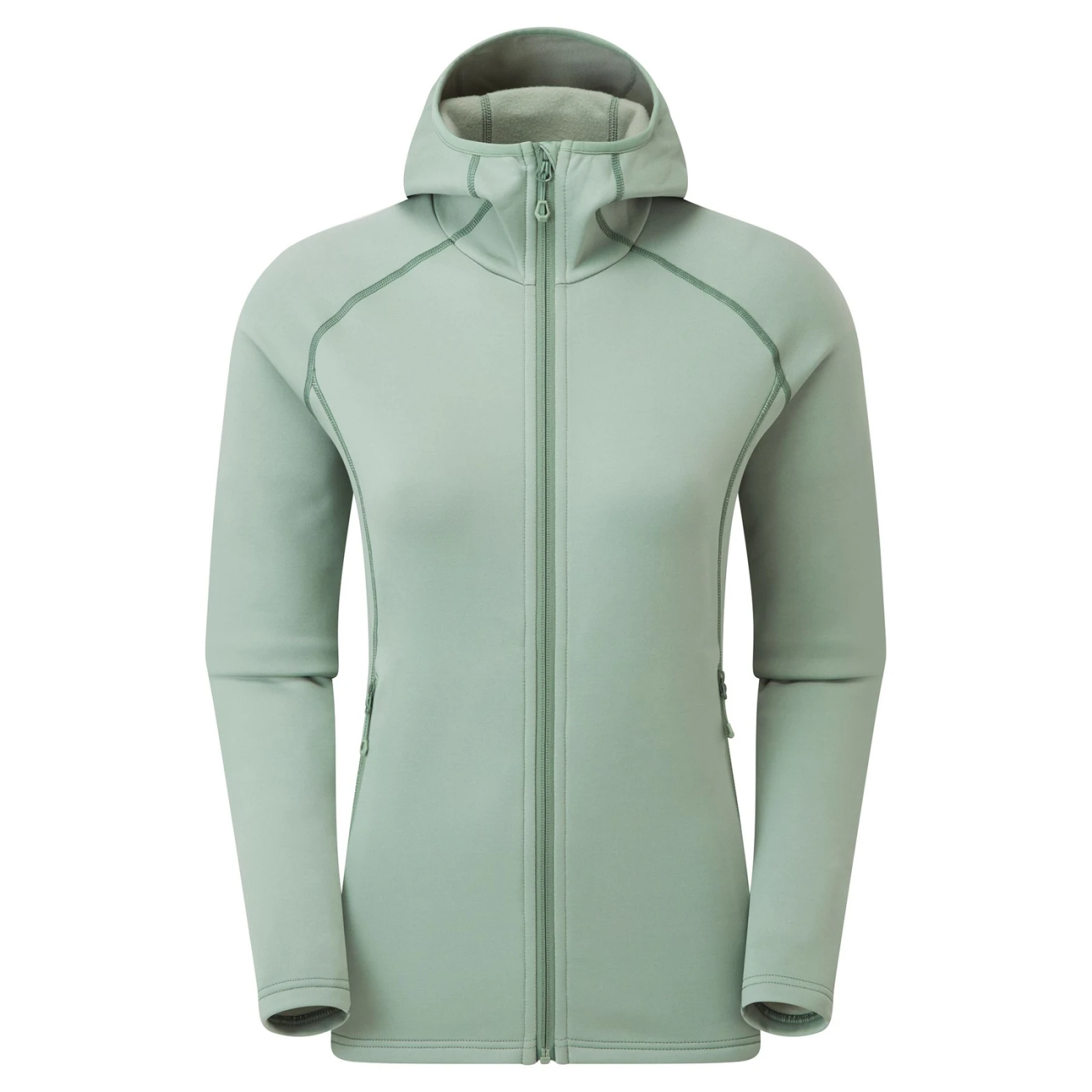 Montane F Fury Hoodie, fleecová mikina, dámská, zelená · záber 3