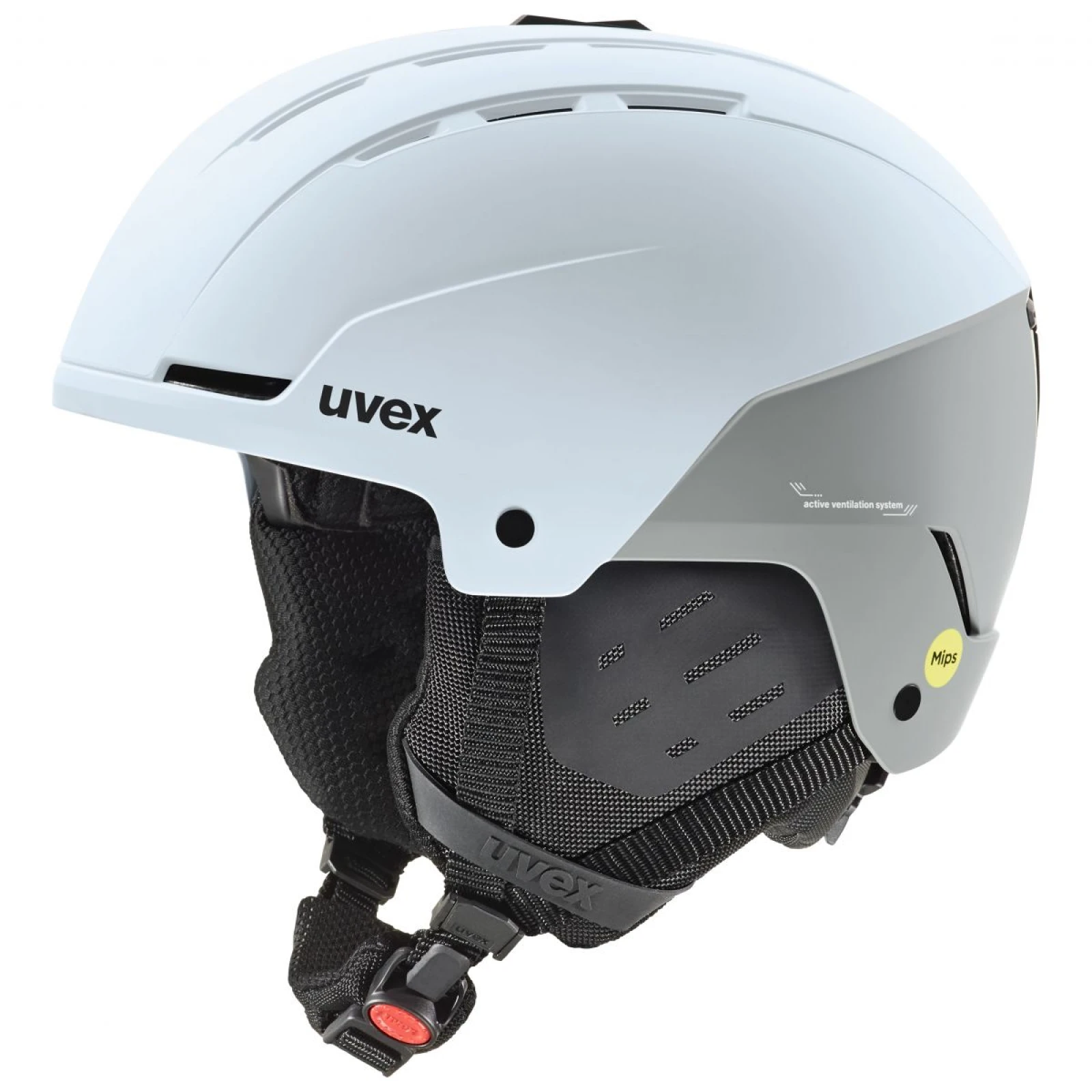 Uvex Stance MIPS, lyžařská helma, světle modrá/šedá · záber 2