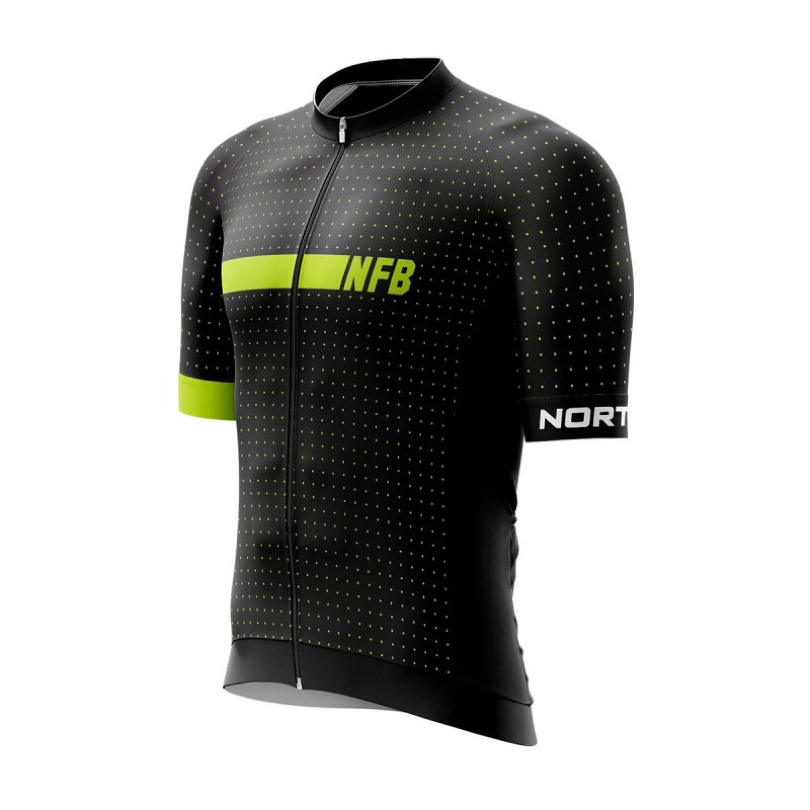 Pánský cyklistický dres s krátkým rukávem NORTHFINDER GERARDO Black 273 · záber 4
