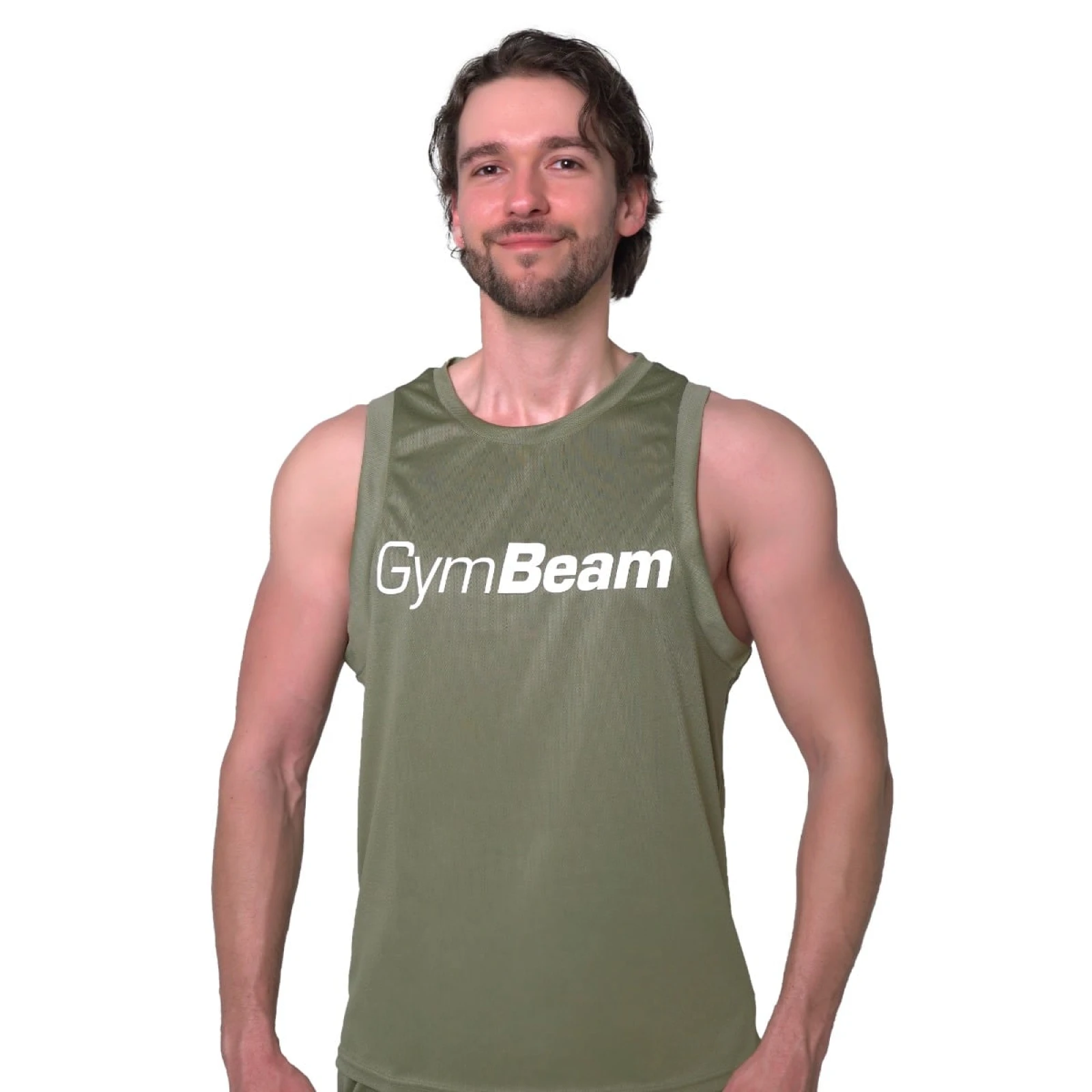 GymBeam Mesh Tanktop Essence Green · záber 5